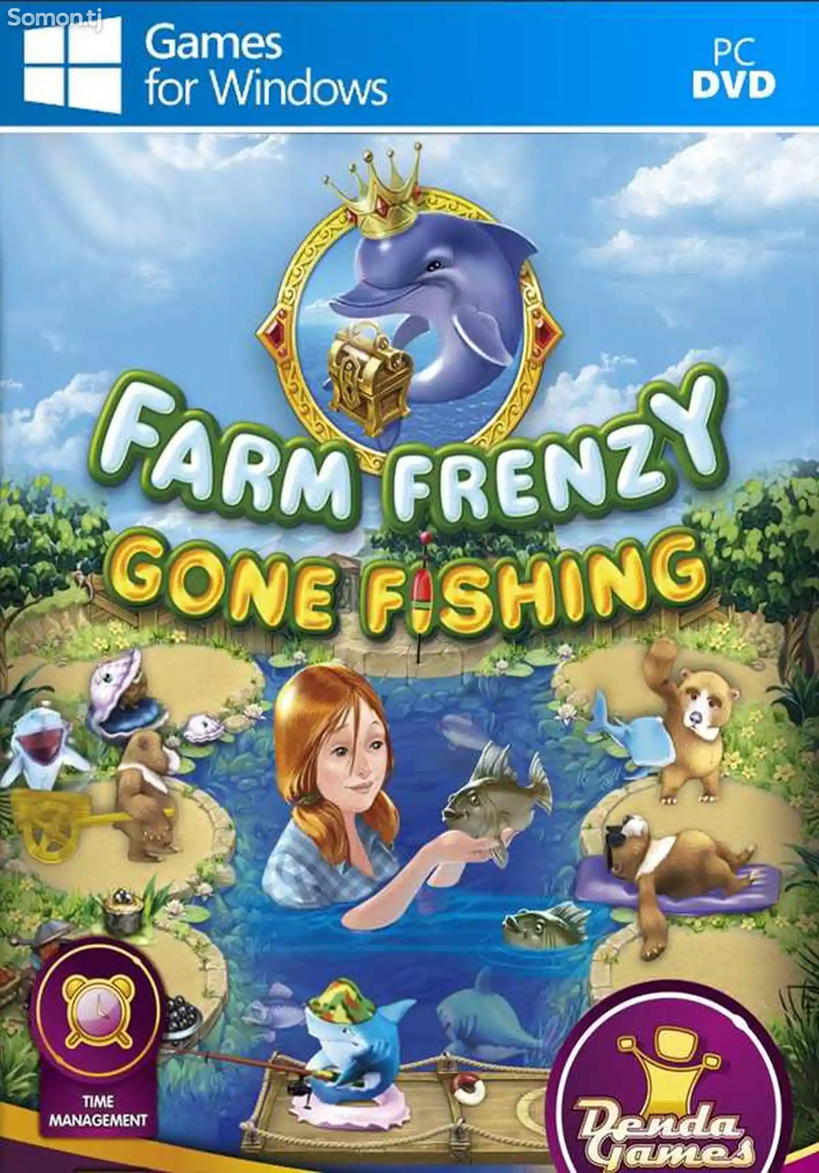 Игра Farm frenzy gone fishing для компьютера-пк-pc-1