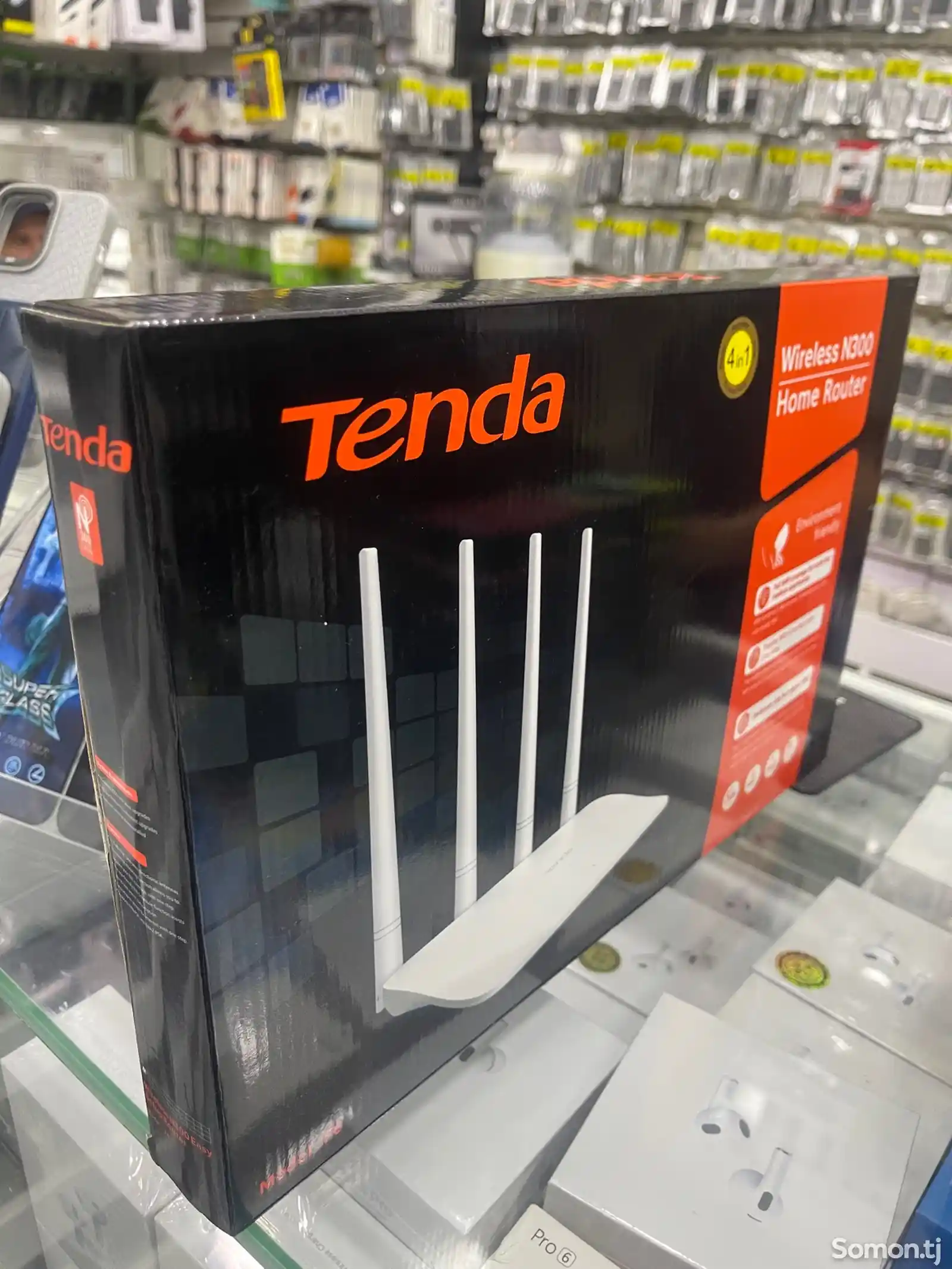 Беспроводной маршрутизатор Tenda F6 Wireless N300 Easy Setup Router 4-an-1