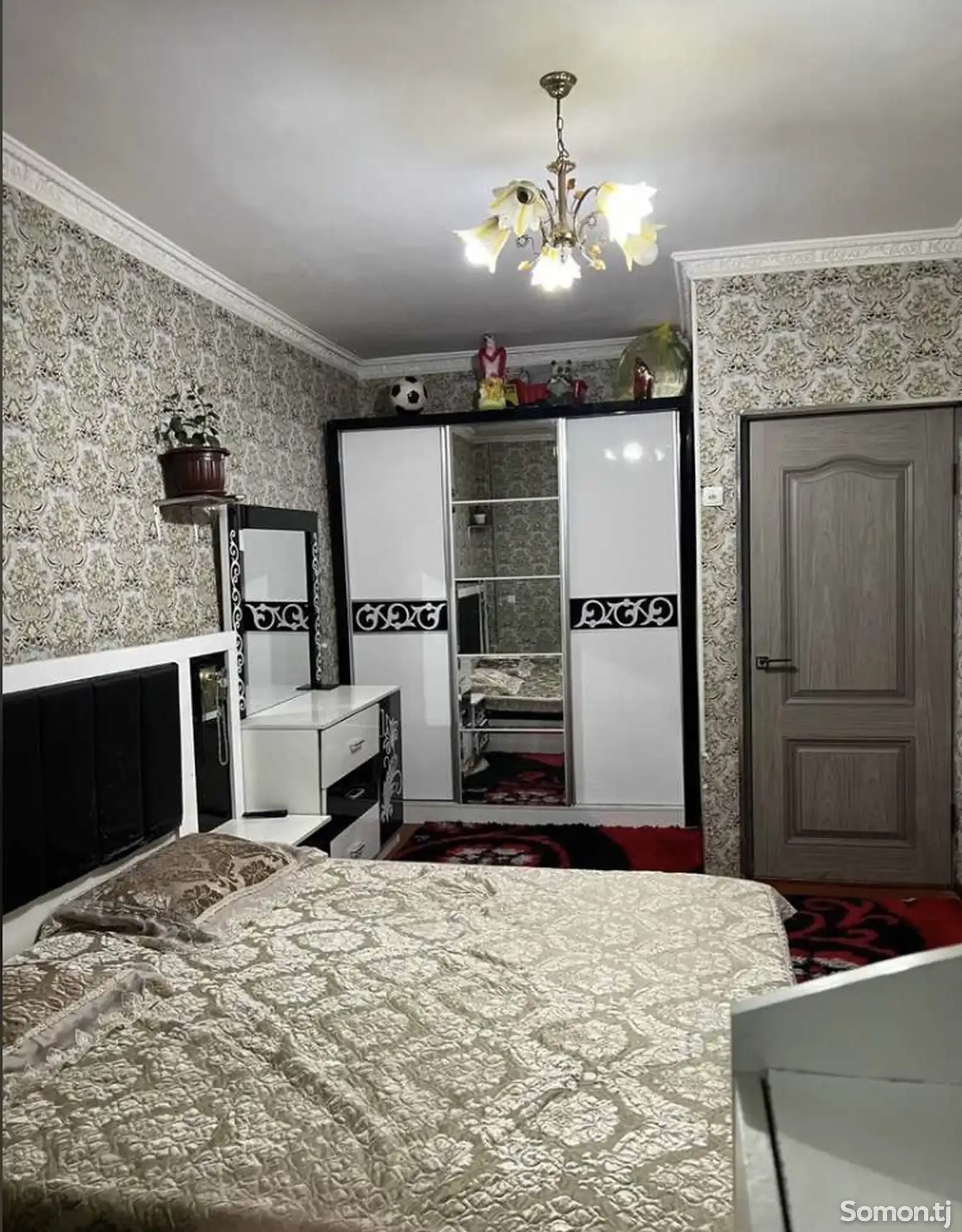 2-комн. квартира, 3 этаж, 60м², Исмоили Сомони-1