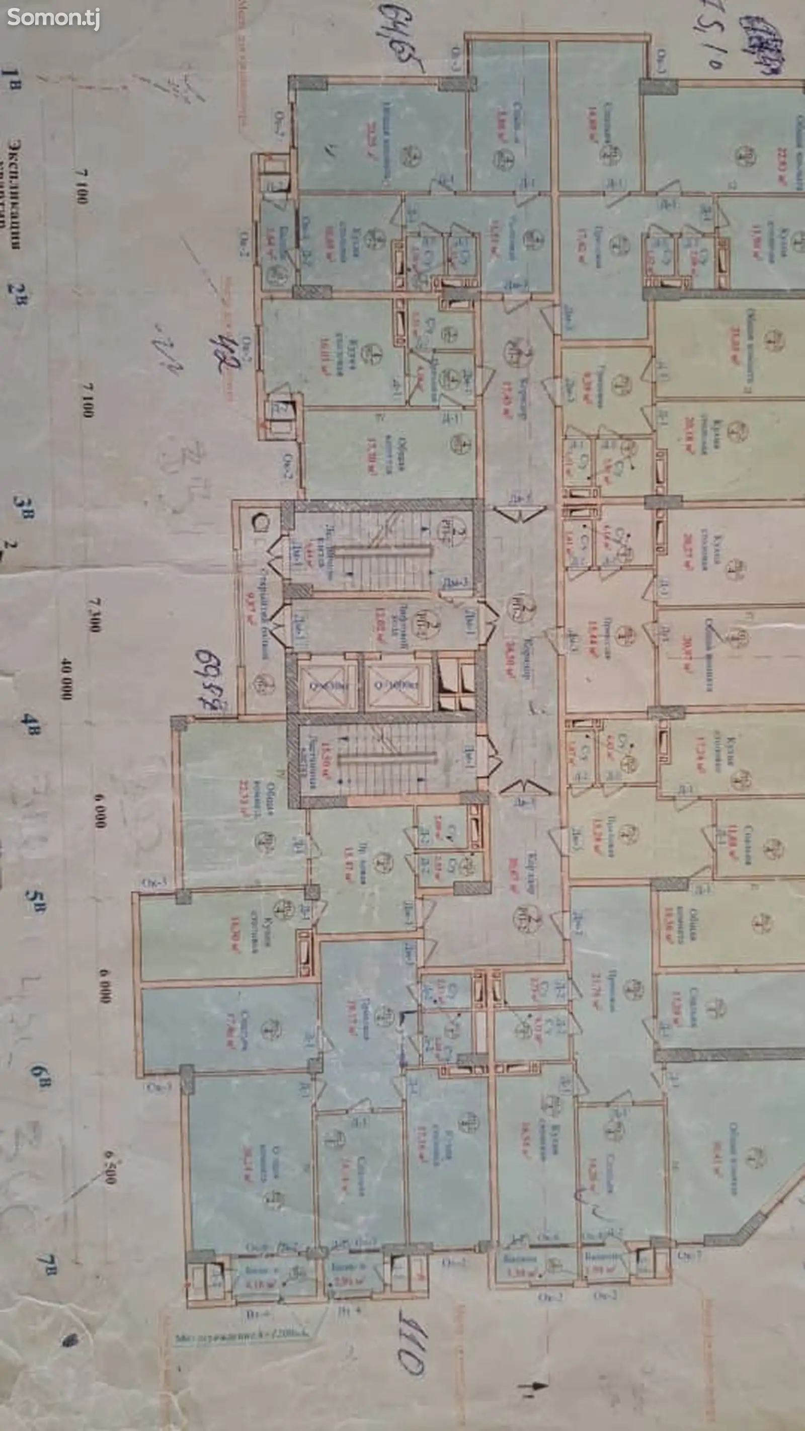 3-комн. квартира, 11 этаж, 110 м², Сино-1