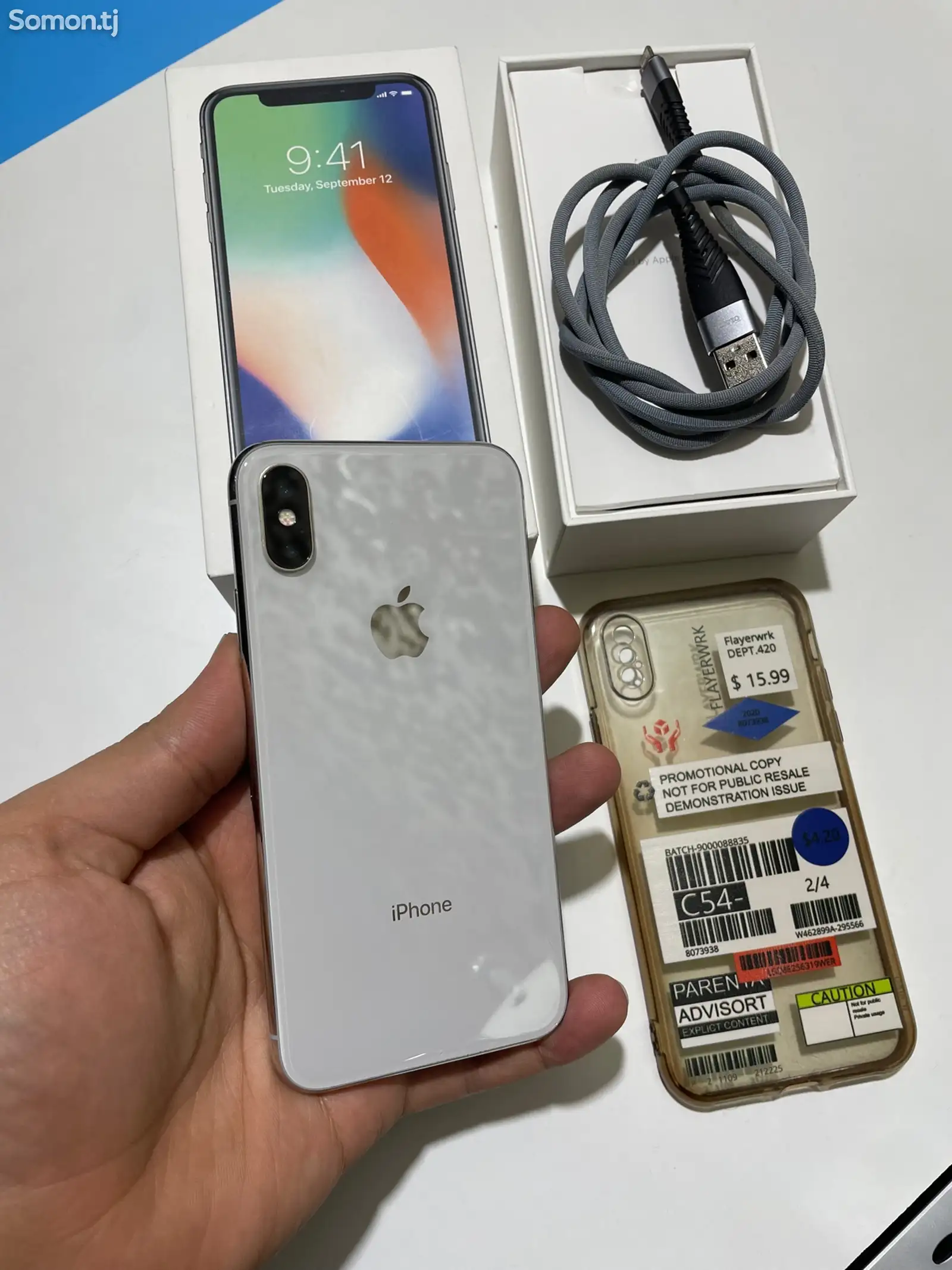 Apple iPhone X, 64 gb, Silver-1