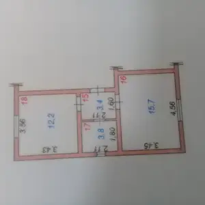 1-комн. квартира, 3 этаж, 39 м², Фирдавси