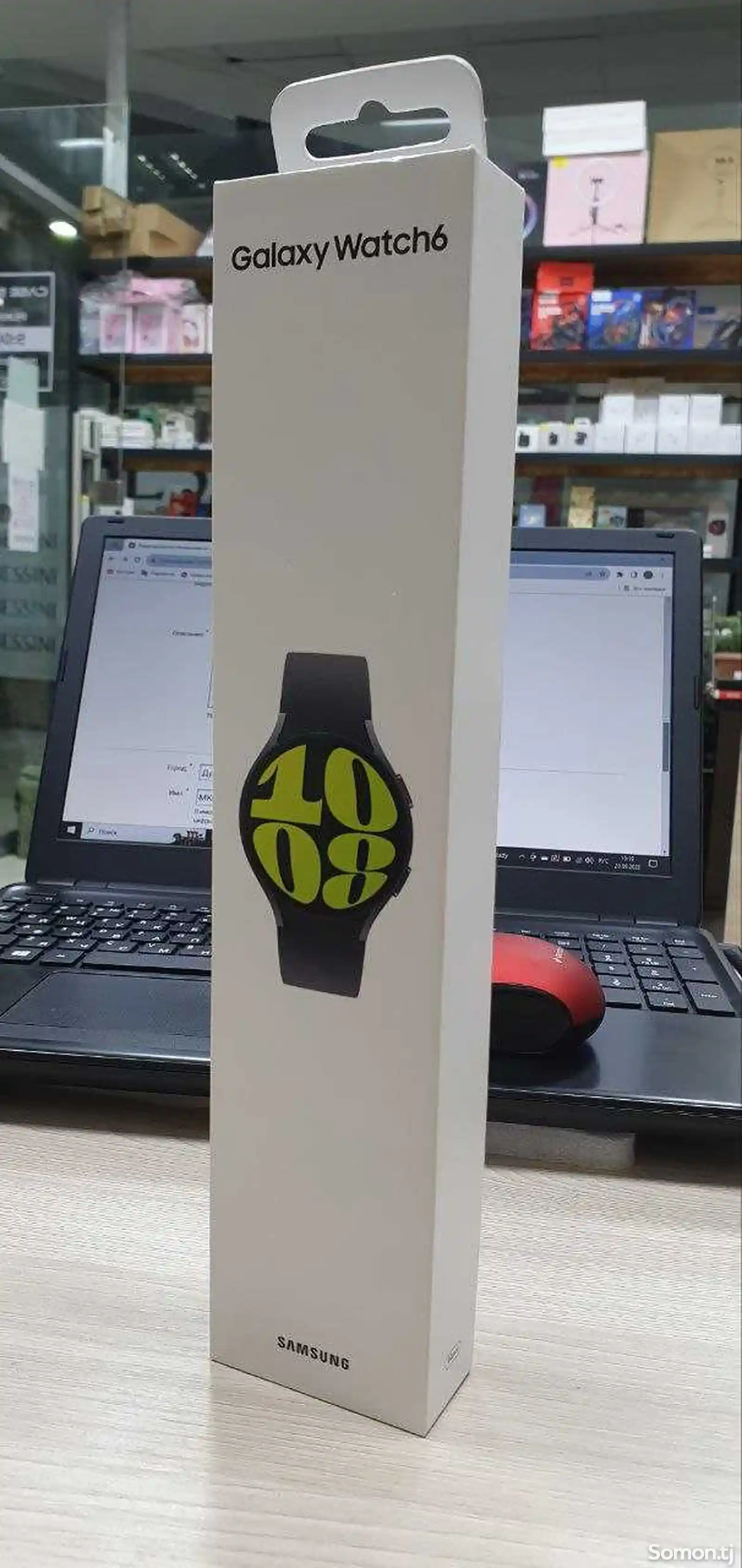 Смарт часы Samsung Galaxy Watch 6 44 мм, чёрные-1