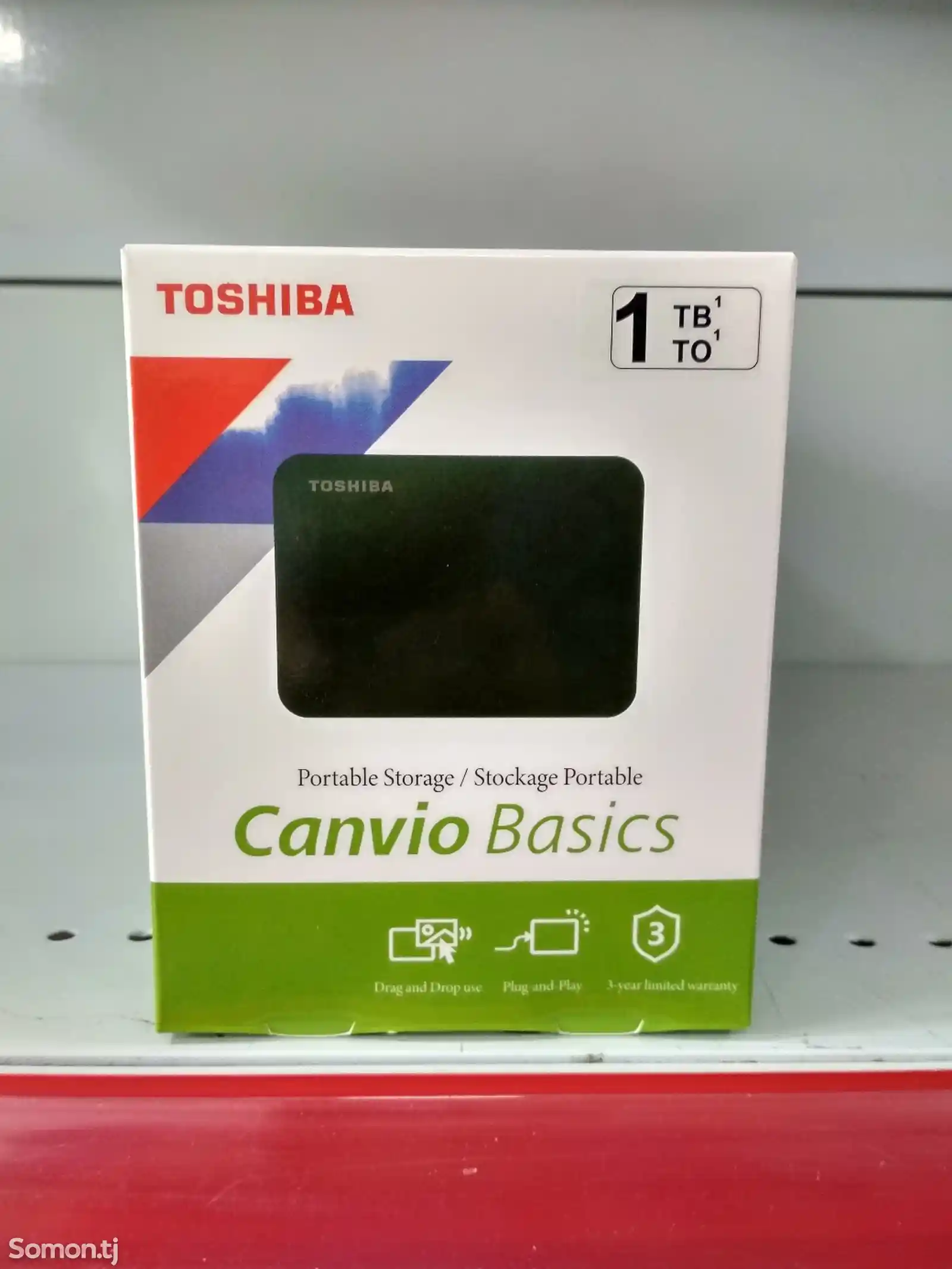 Жесткий диск Toshiba Canvio Basics 1Tb-2