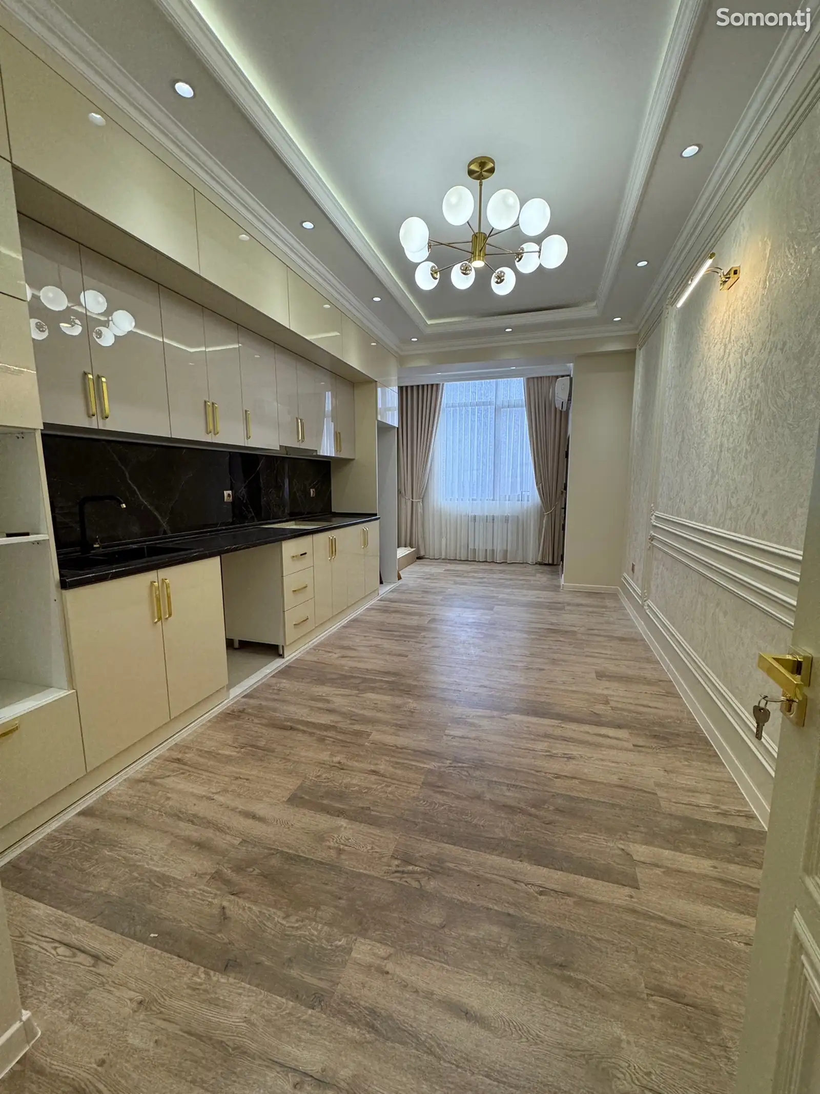 3-комн. квартира, 13 этаж, 106 м², Исмоили Сомони-13