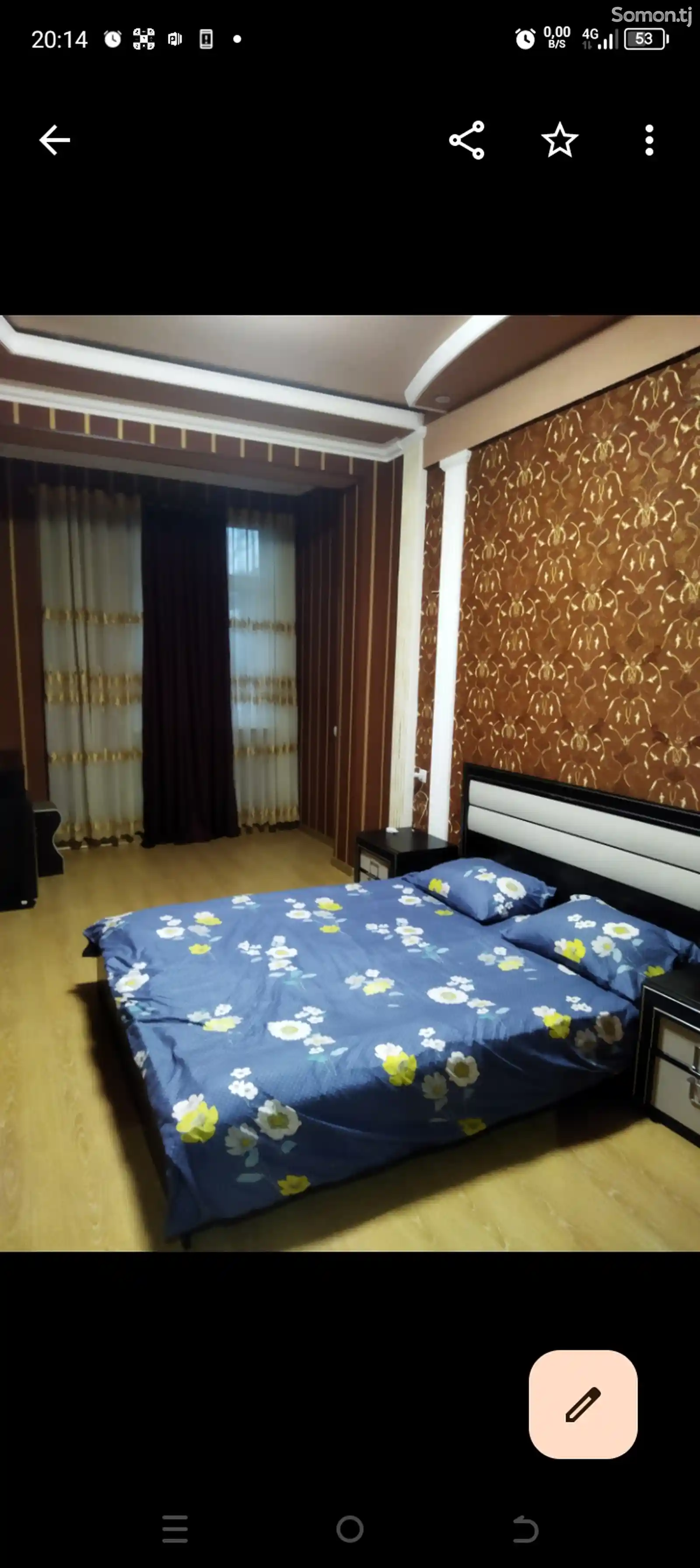 3-комн. квартира, 6 этаж, 90 м², И.Сомони-2