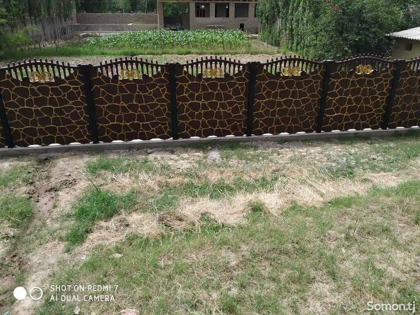 Декоративный забор из бетона-2