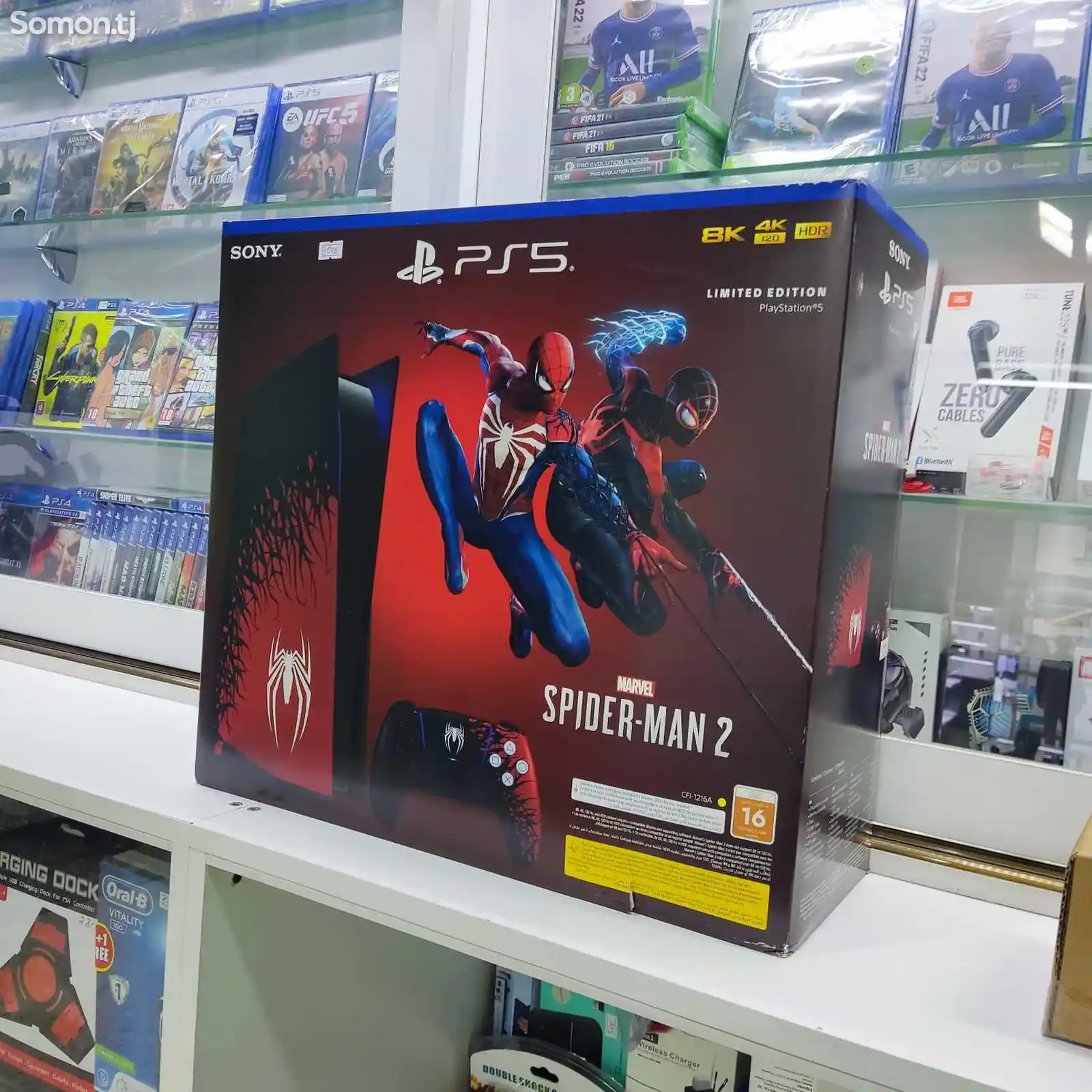 Игровая приставка PS-5 Spider-Man2 Limited Edition Europe 8K 4K HDR-2