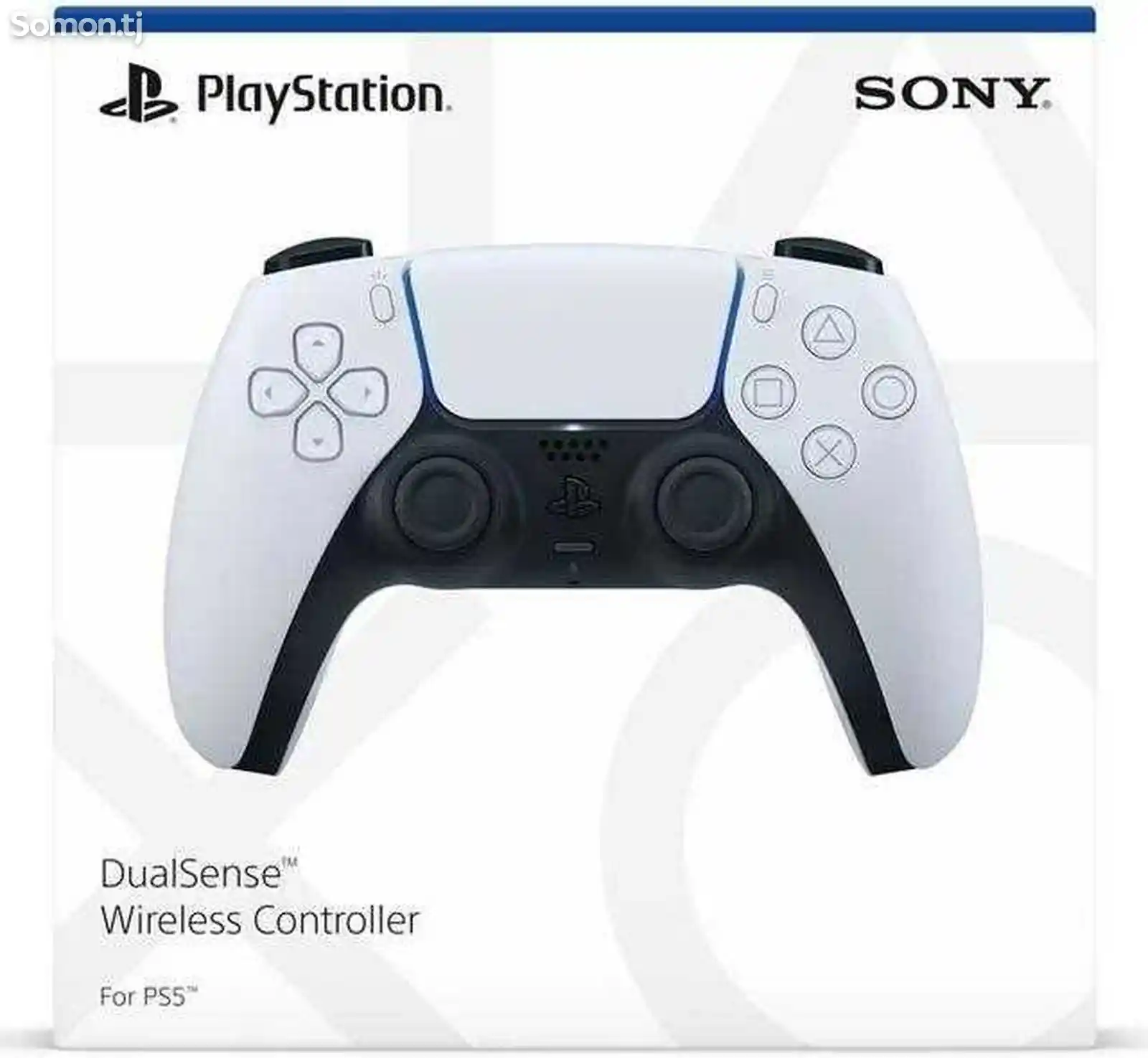 Джойстик для Playstation 5, DualSense Black, White.-1