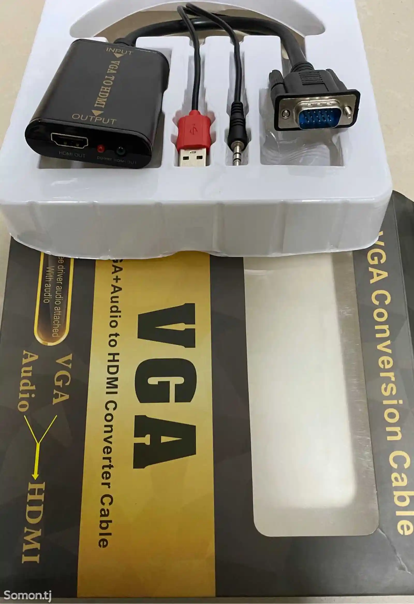 Кабель VGA to HDMI-3