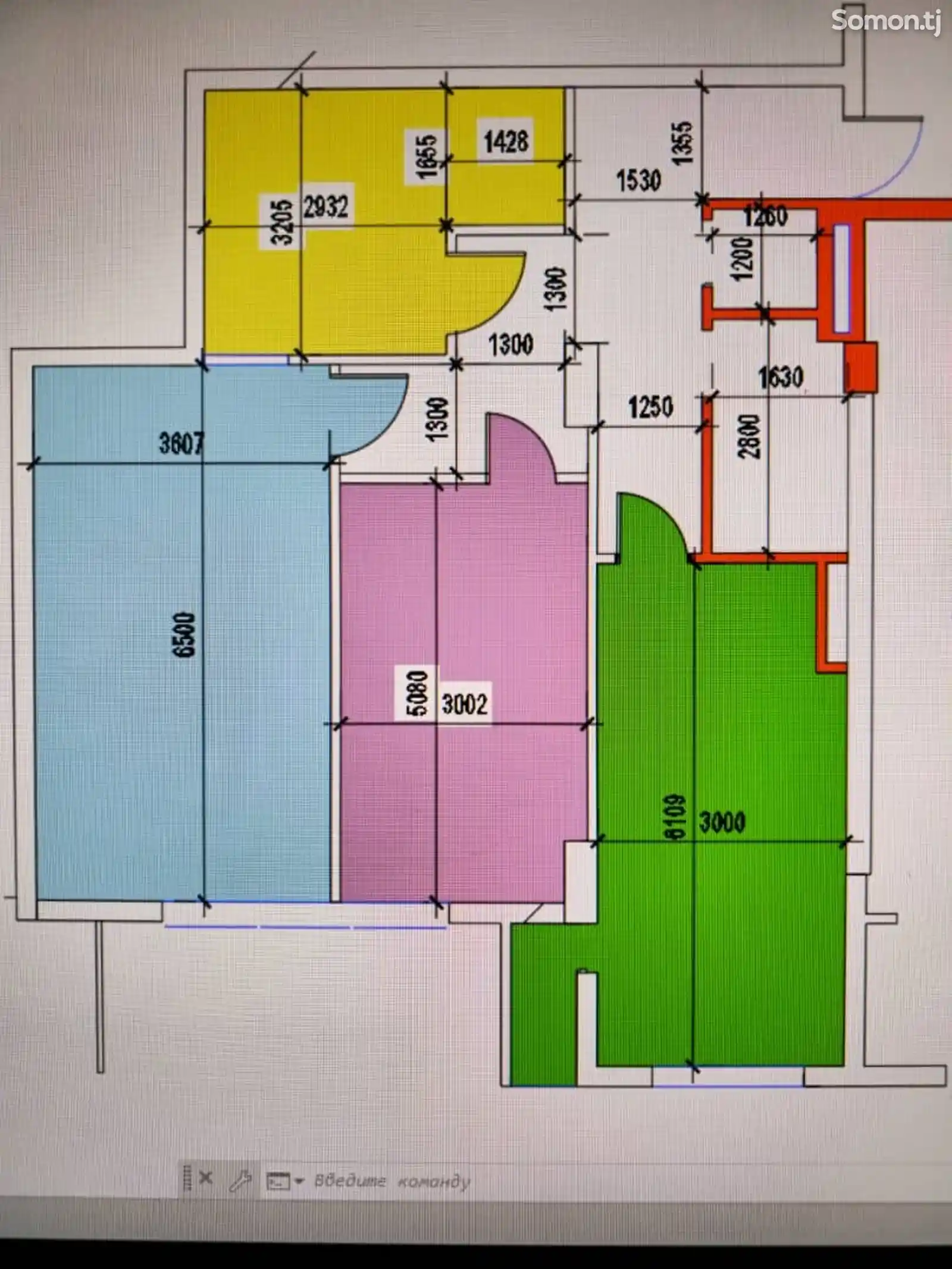 3-комн. квартира, 7 этаж, 92 м², 101мкр-4