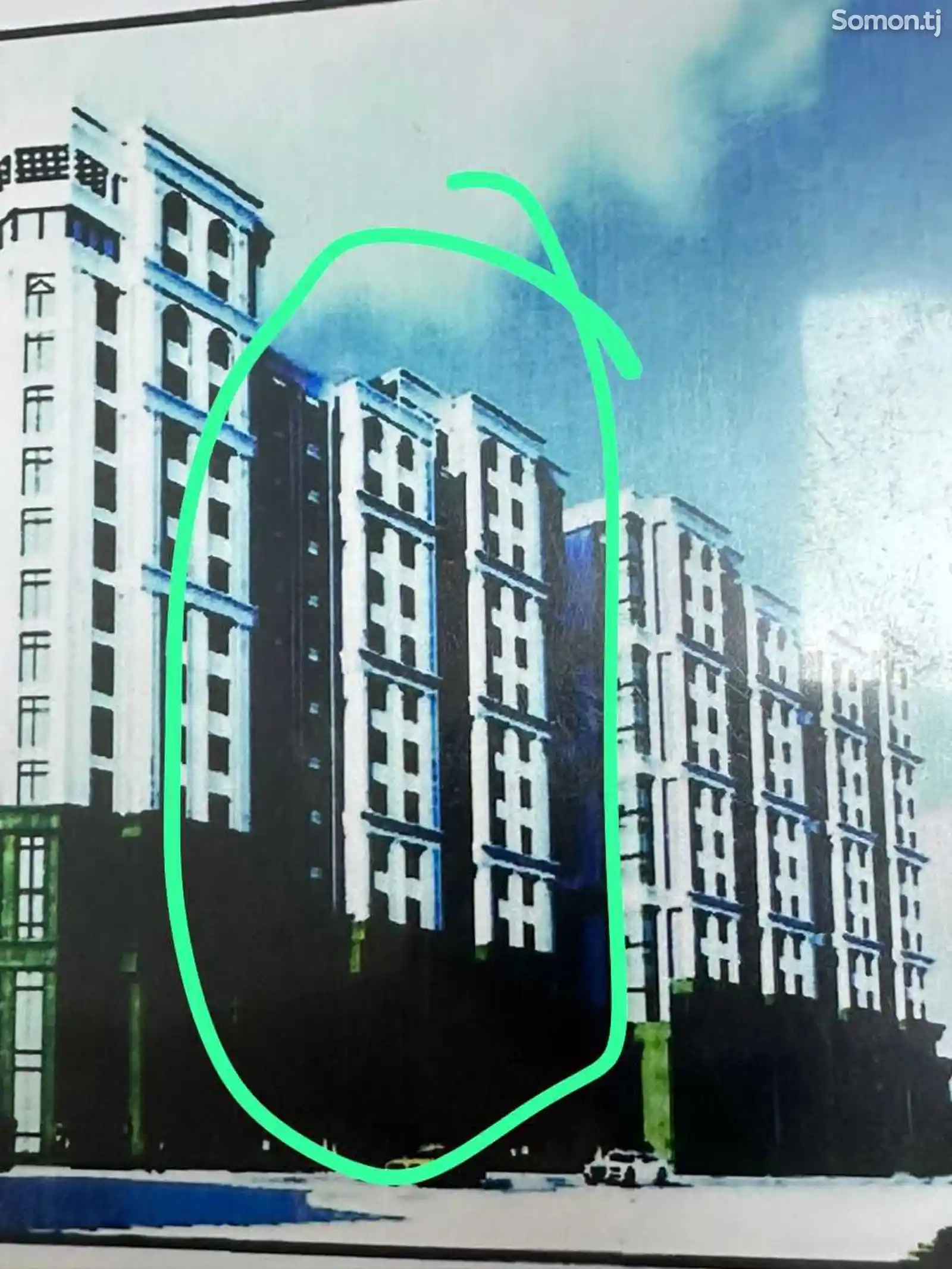 2-комн. квартира, 6 этаж, 97 м², Казинои Саидшох-4