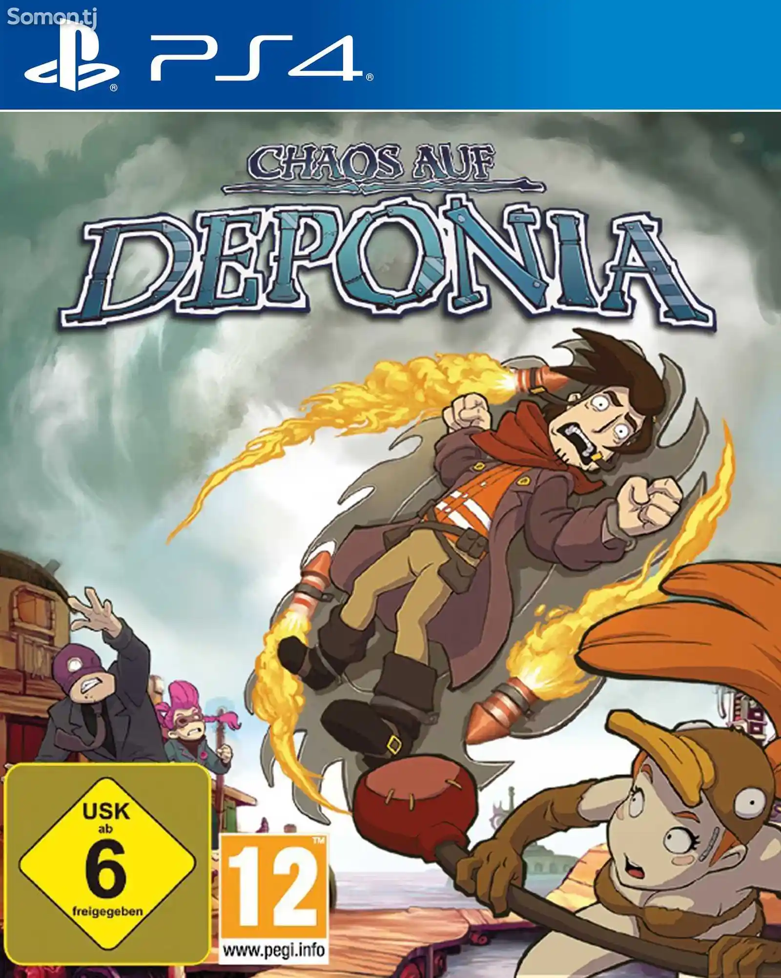 Игра Chaos on deponia для PS-4 / 5.05 / 6.72 / 7.02 / 7.55 / 9.00 / 11.00 /-1