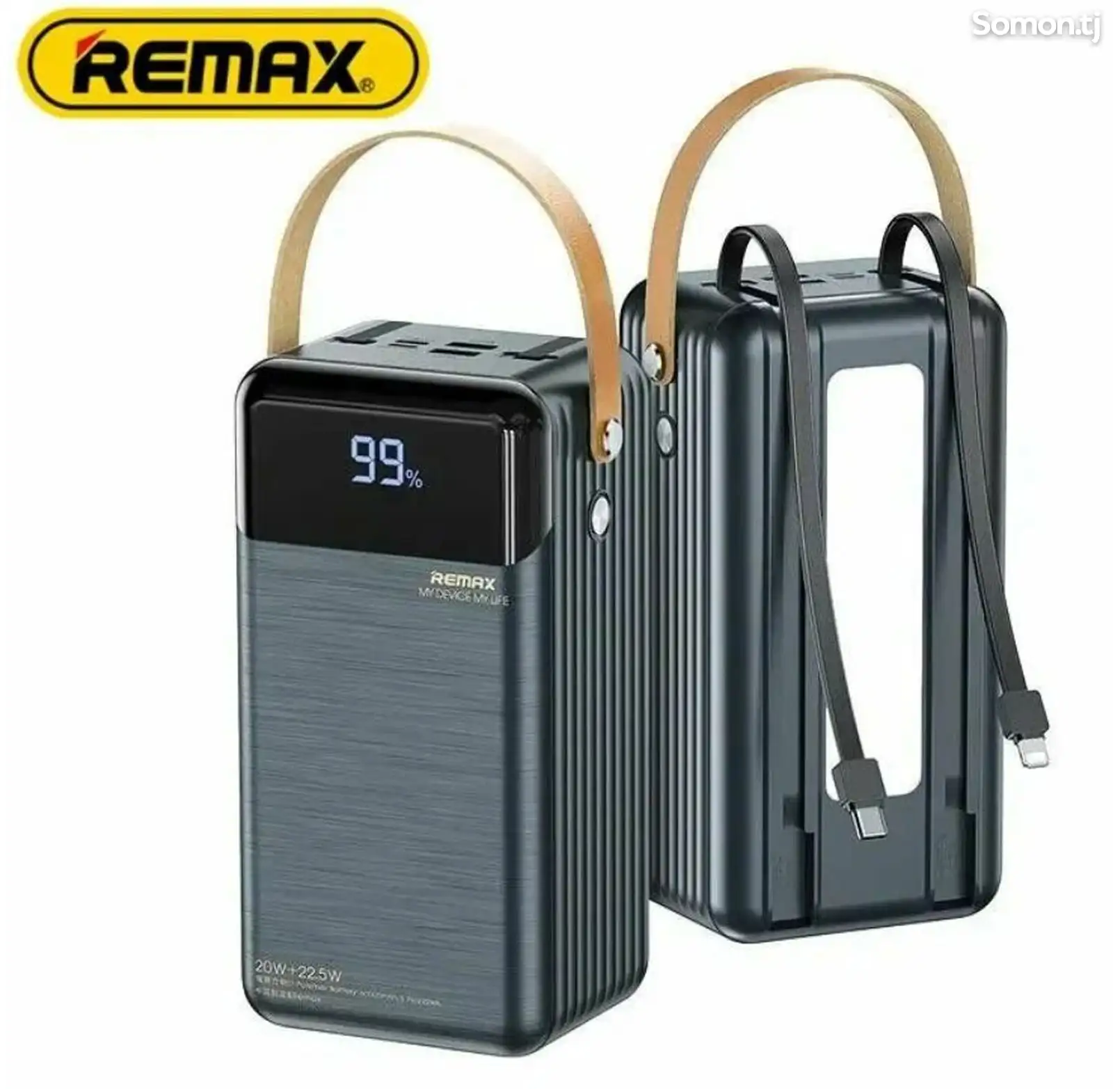 Внешний аккумулятор повербанк Remax RPP 566 60000 mAh 22.5W-1