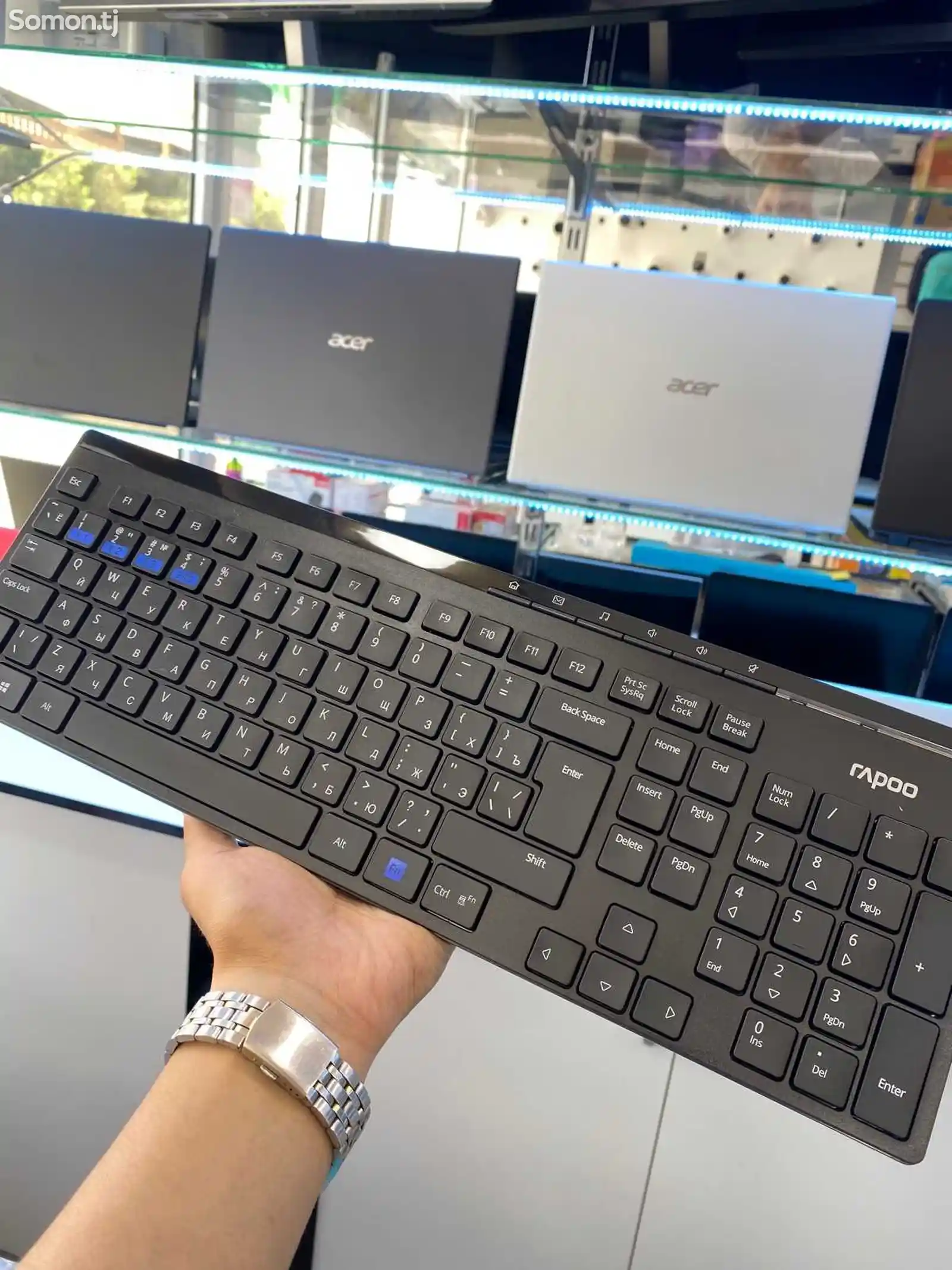 Беспроводная клавиатура с мышкой от Rapoo 8100М-4