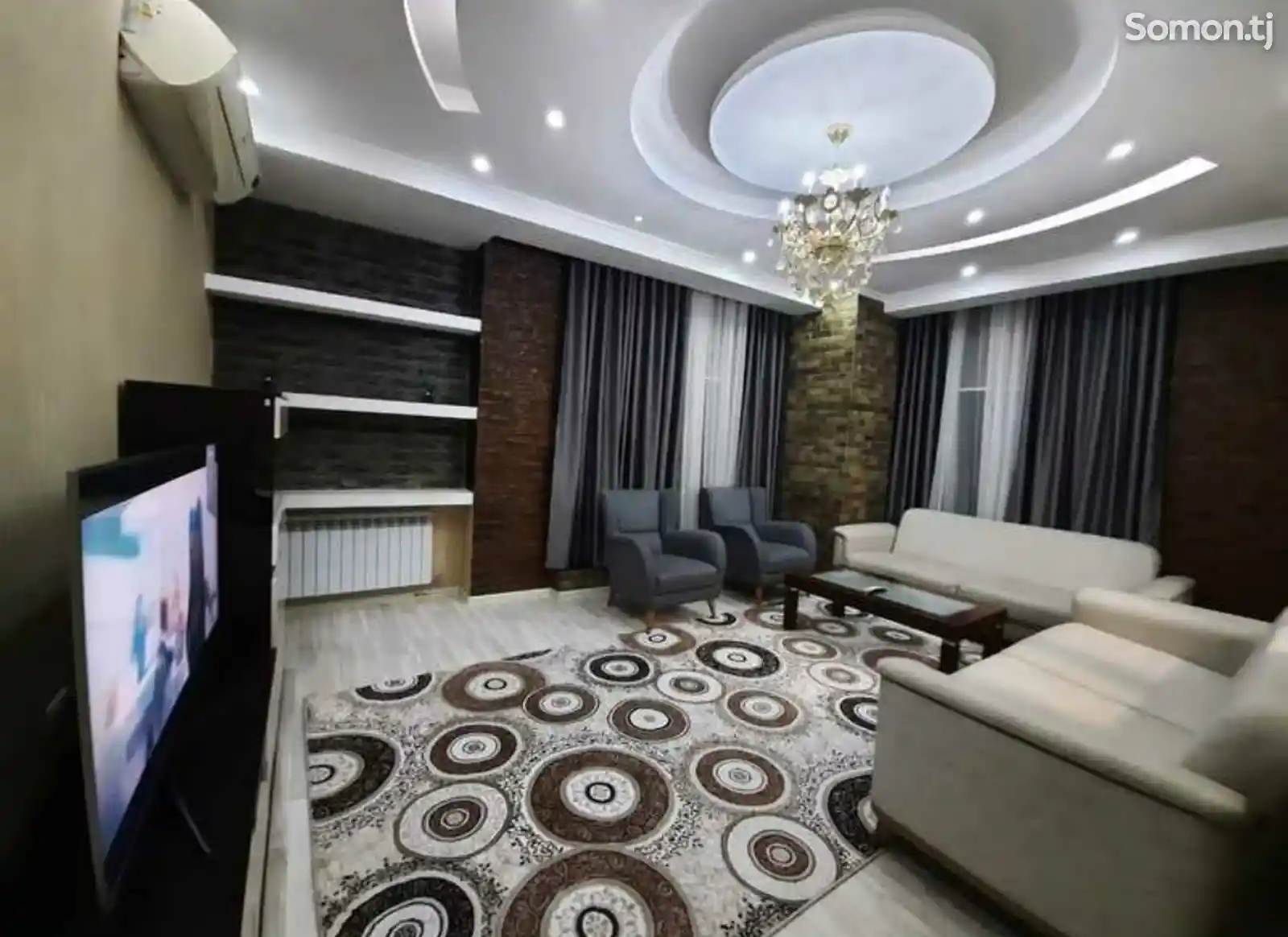 3-комн. квартира, 9 этаж, 100м², И. Сомони-3