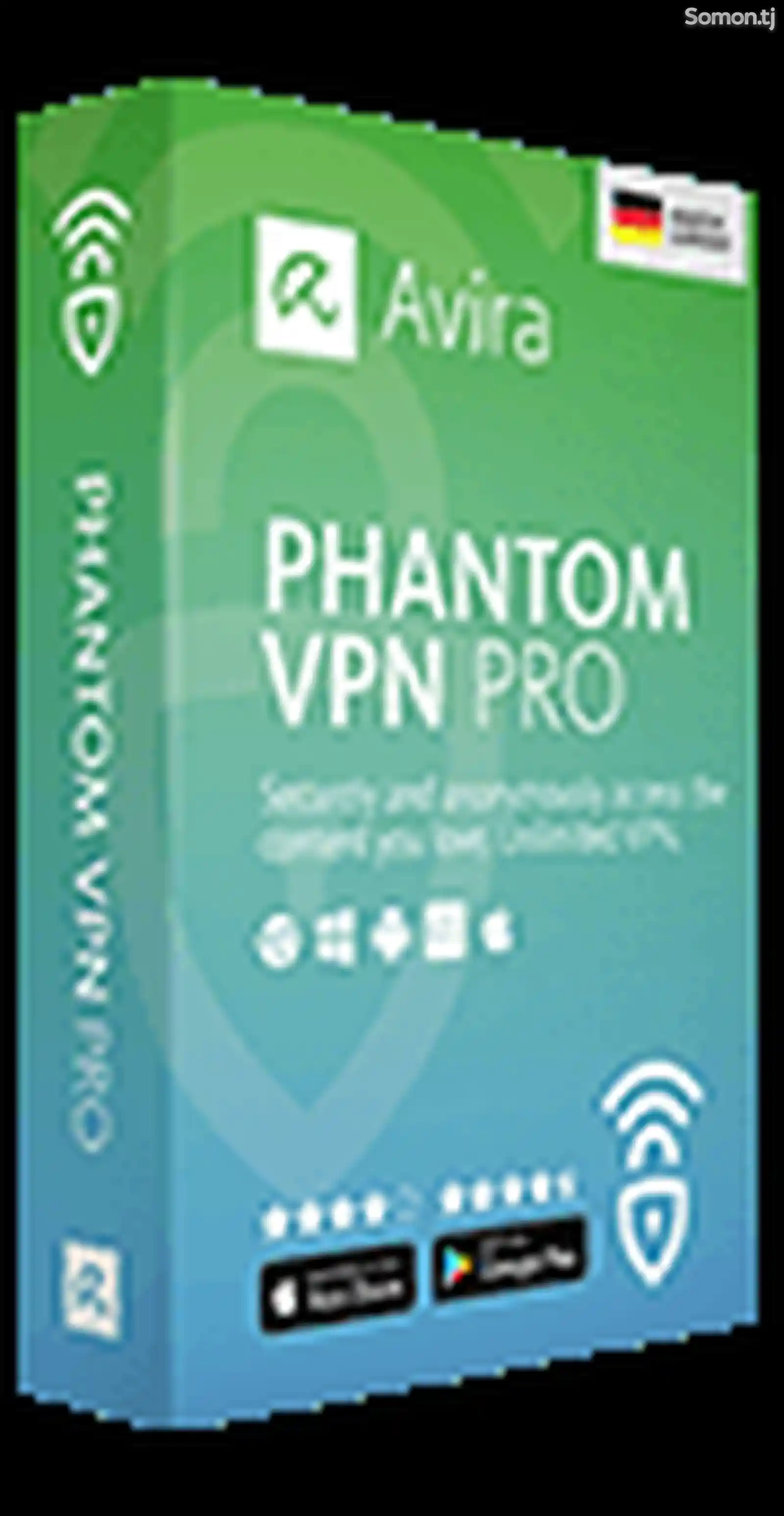 Avira Phantom VPN Pro - иҷозатнома барои 1 роёна, 1 сол