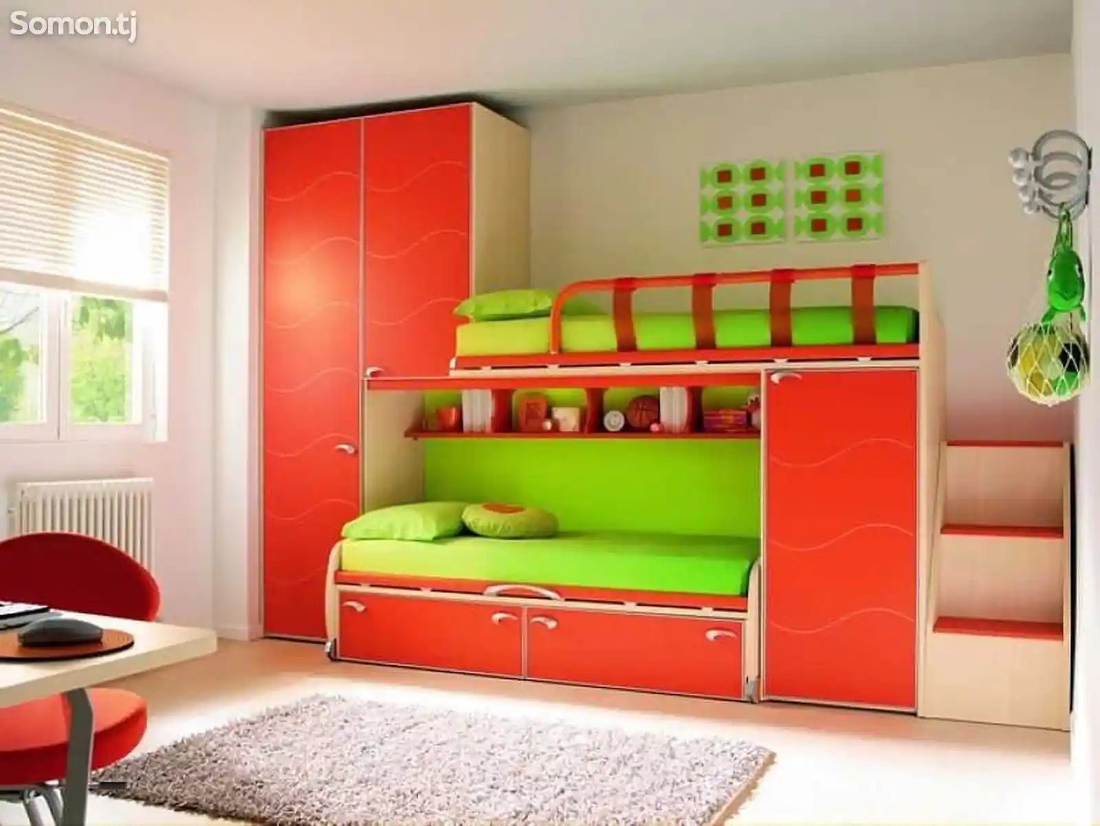 Мебель для детской комнаты на заказ-16