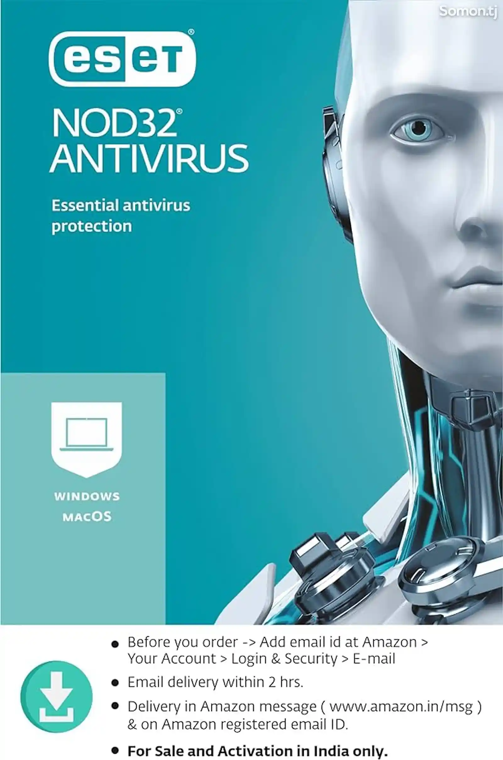 Антивирус Eset Nod32 Antivirus 2-4
