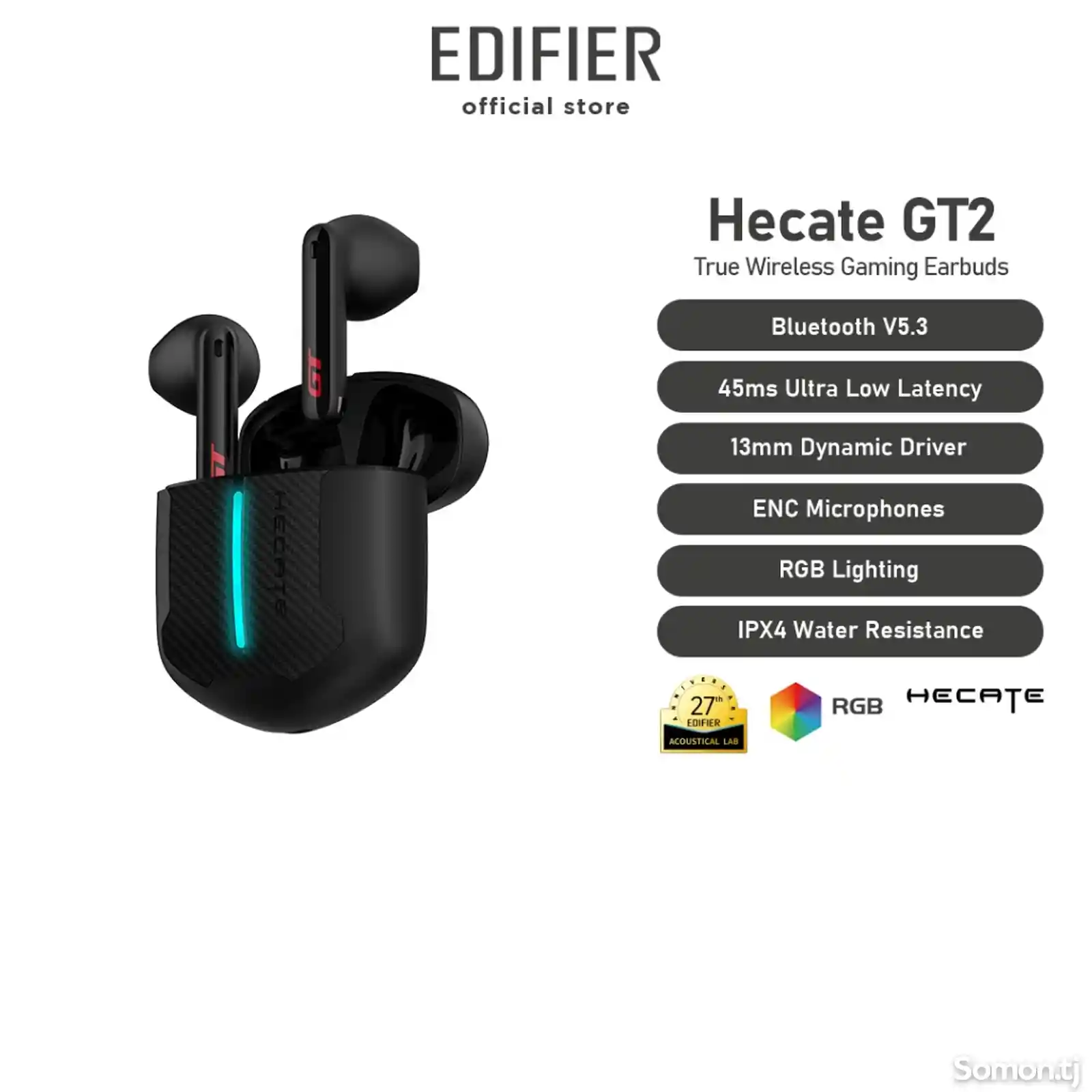 Edifier Hecate GT2 Bluetooth наушники-2