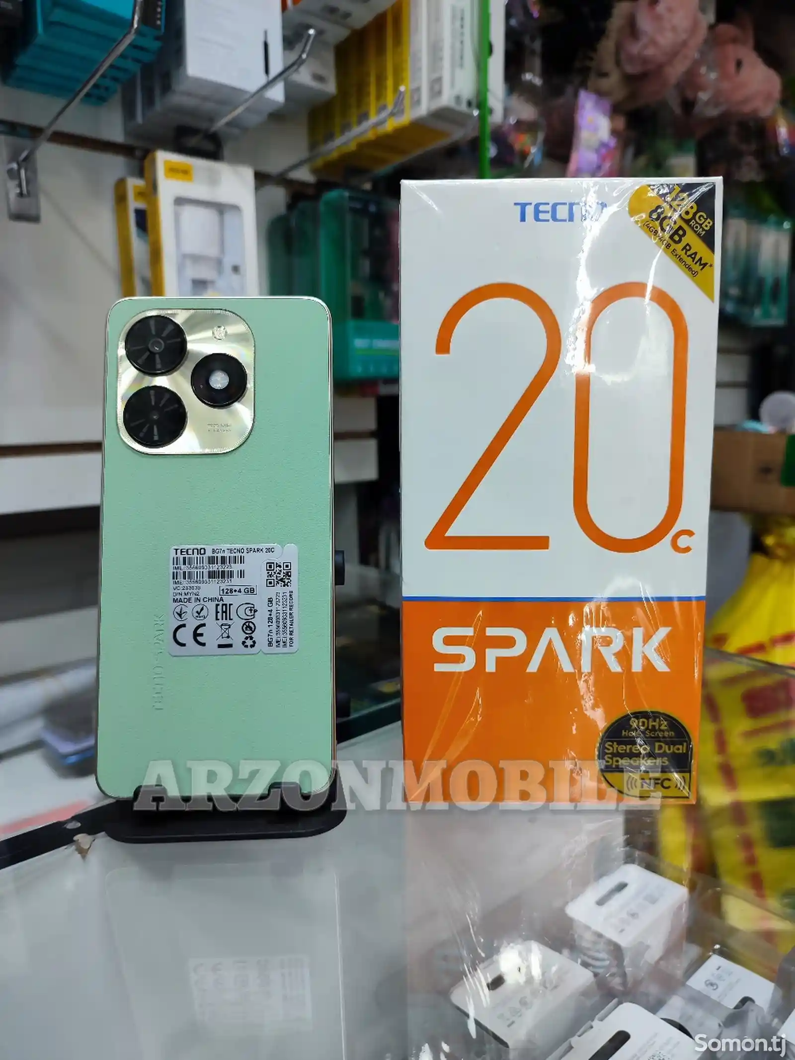 Tecno Spark 20C 4+4/128Gb Green-1