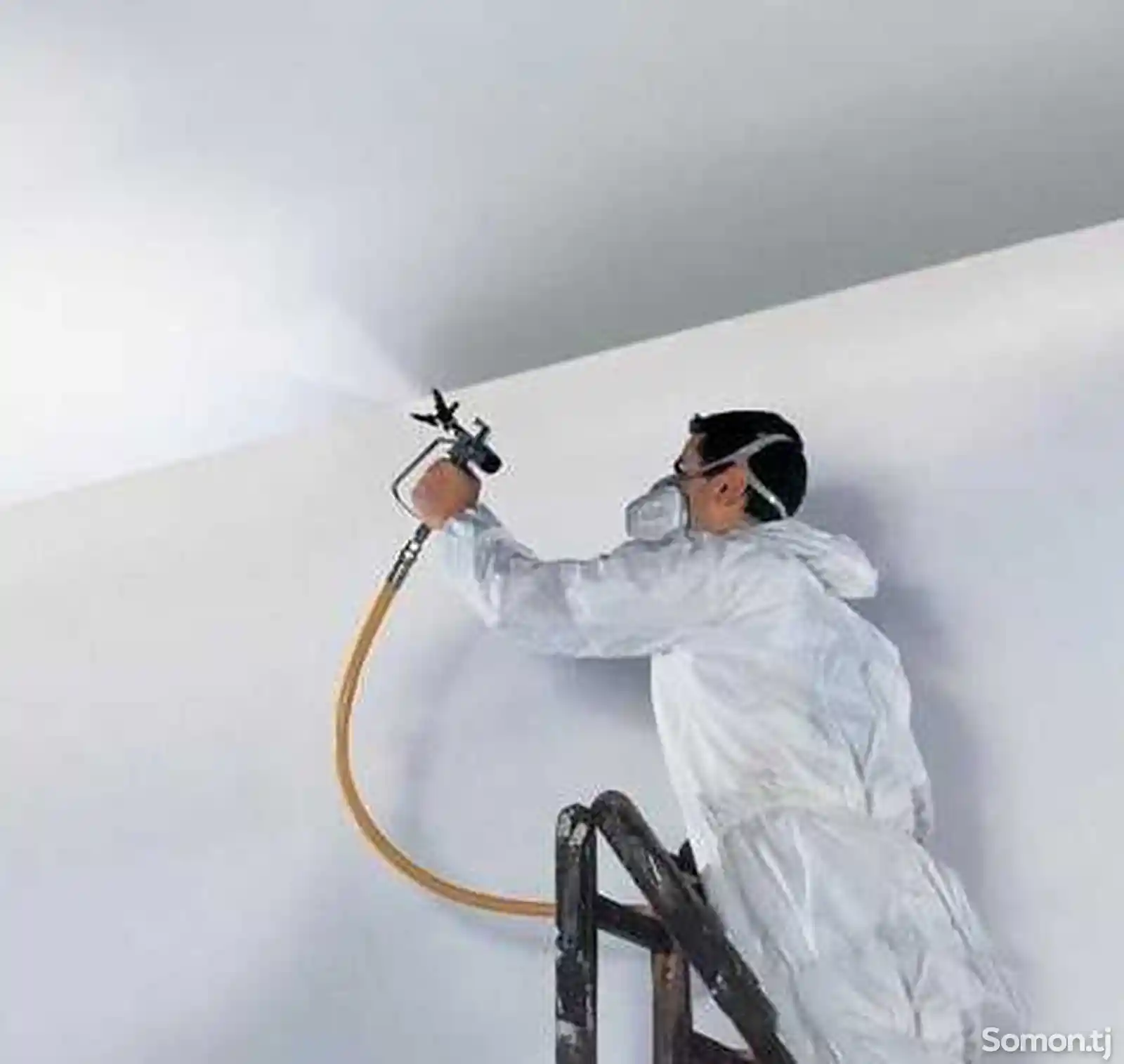 Безвоздушная покраска стен и потолков-1