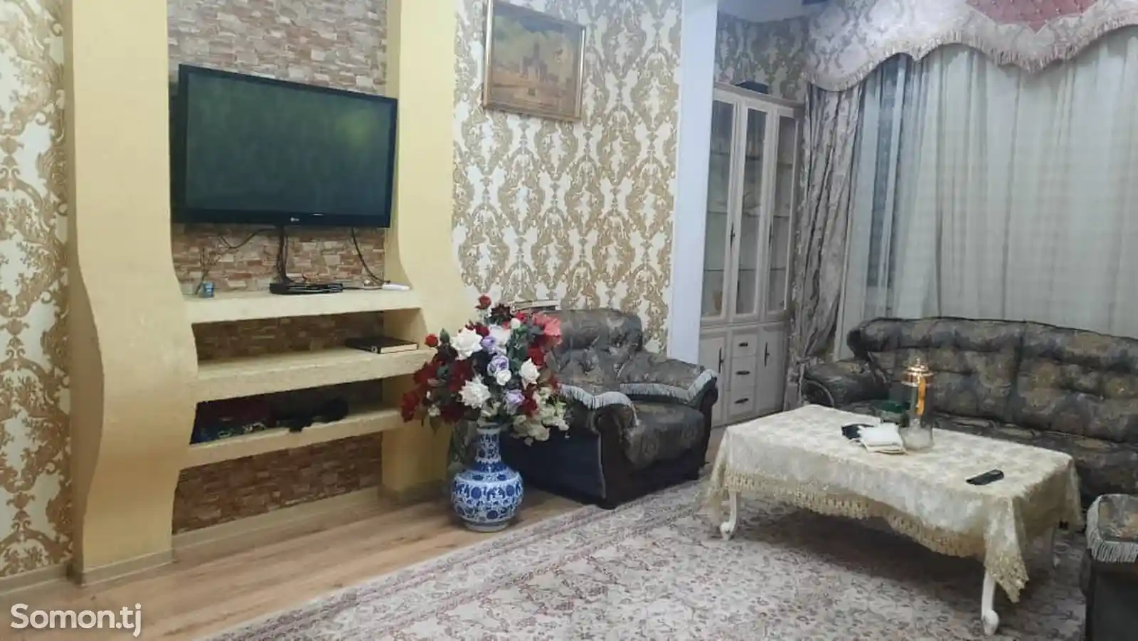 4-комн. квартира, 4 этаж, 120м², Сомони-5