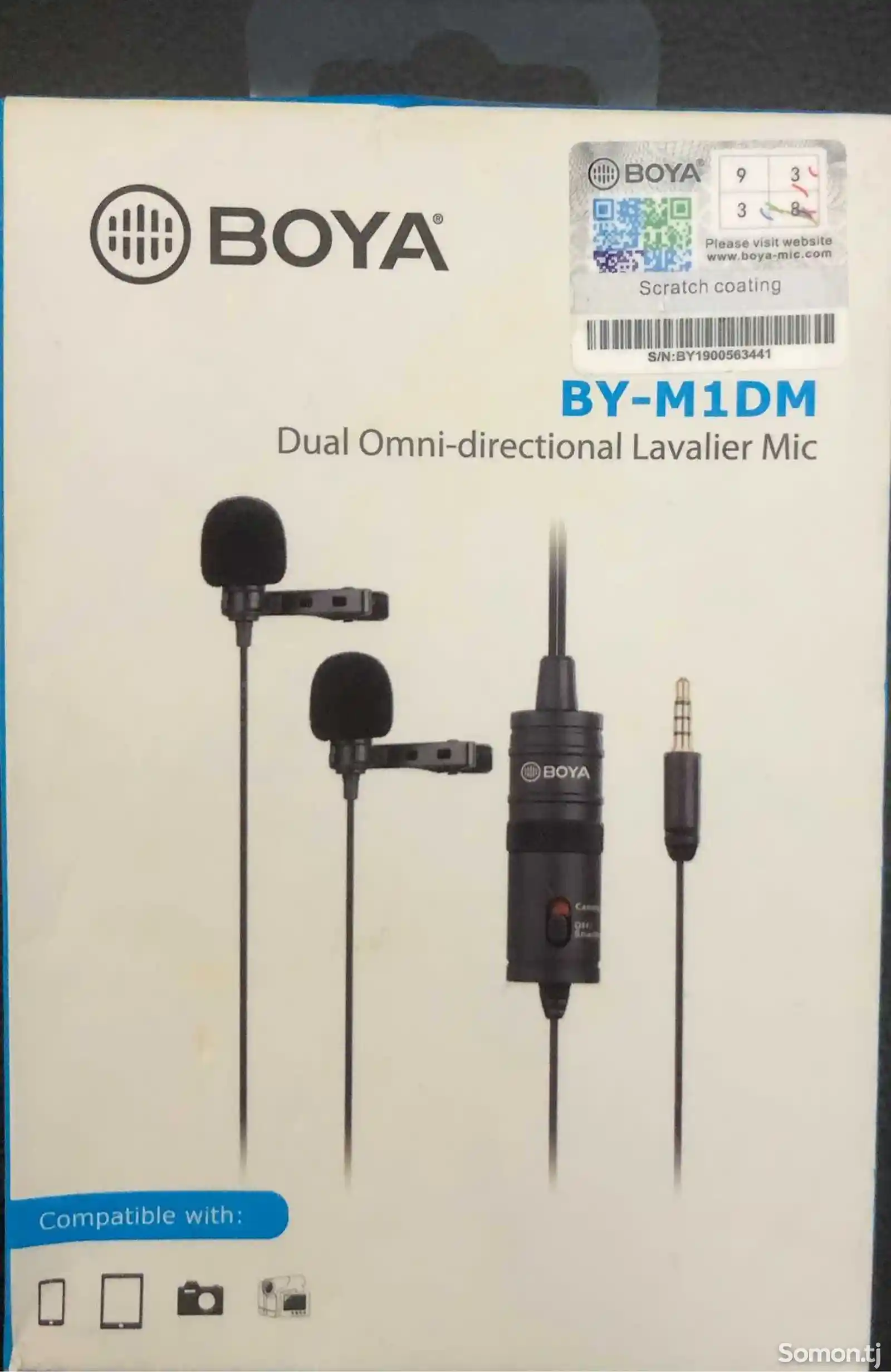 Микрофон для телефона Boya BY-M1DM-1