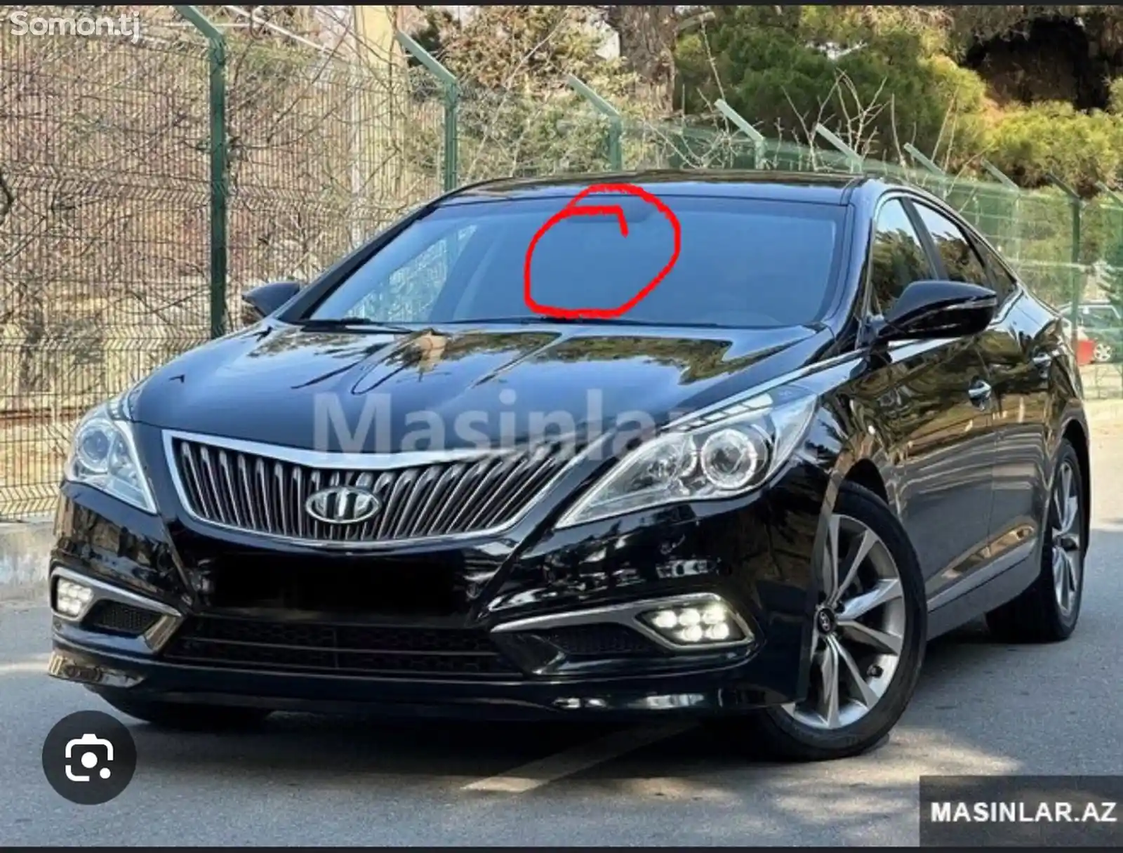 Лобовое стекло Hyundai Grandeur 2015-1