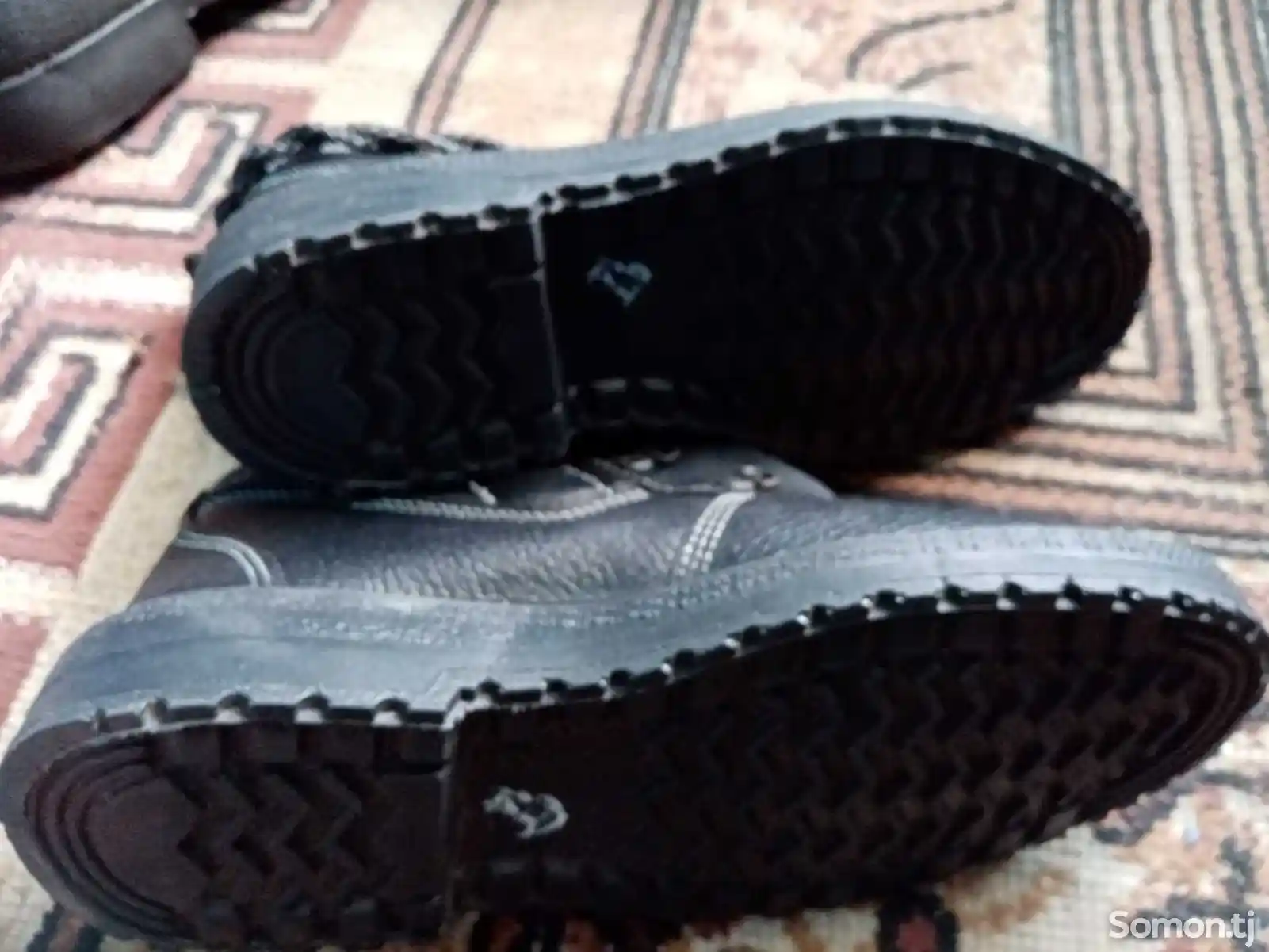 Кирзовые ботинки на шнурках-4