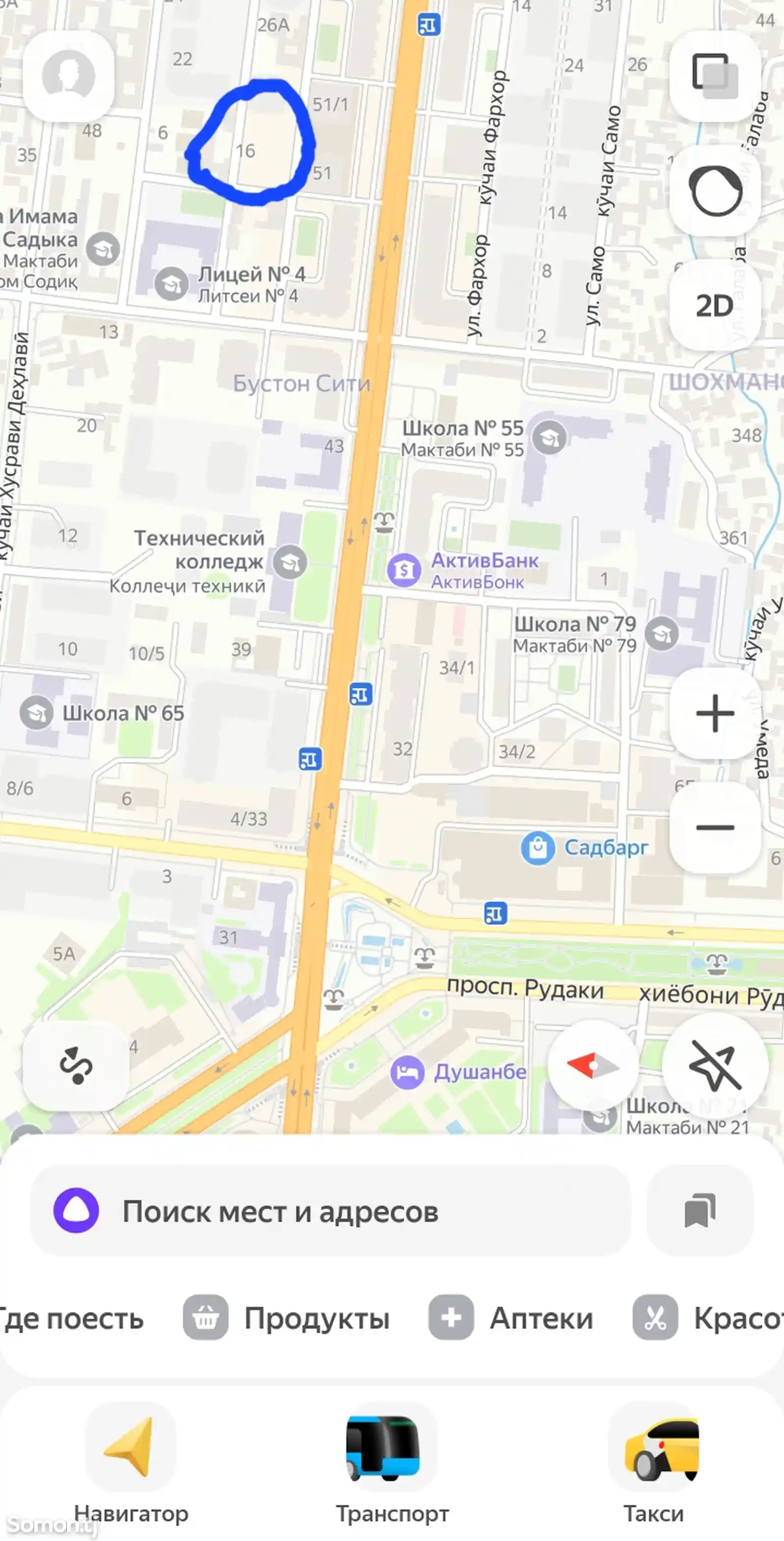 2-комн. квартира, 15 этаж, 90 м², шохмансур-6