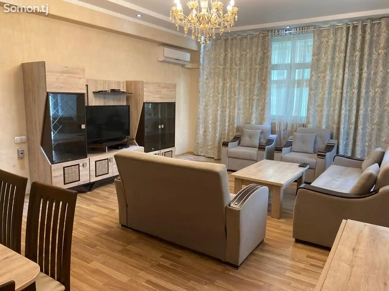 4-комн. квартира, 3 этаж, 180м², И. Сомони, Пушкина-3