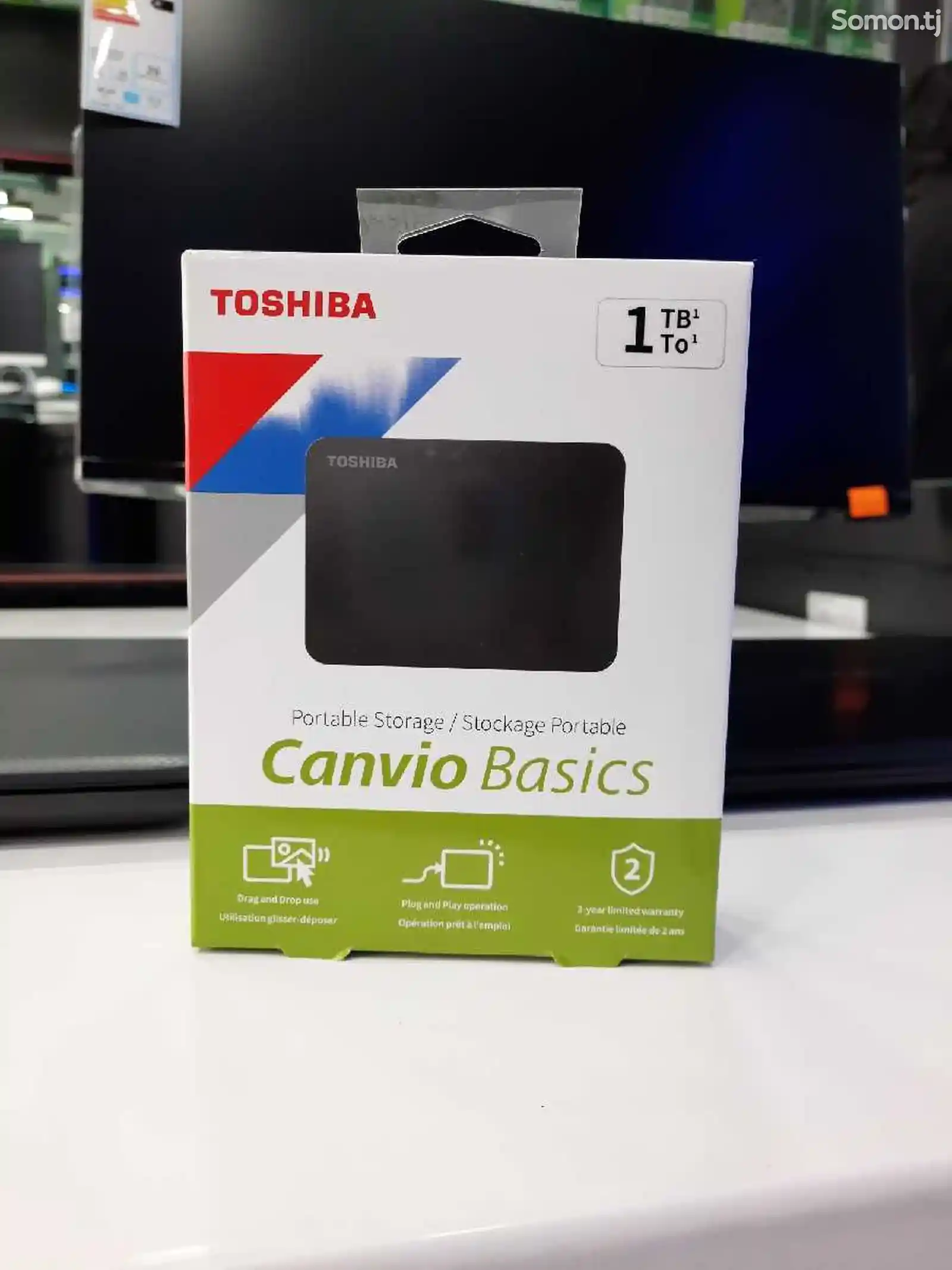 Внешний жёсткий диск Toshiba 1tb-1
