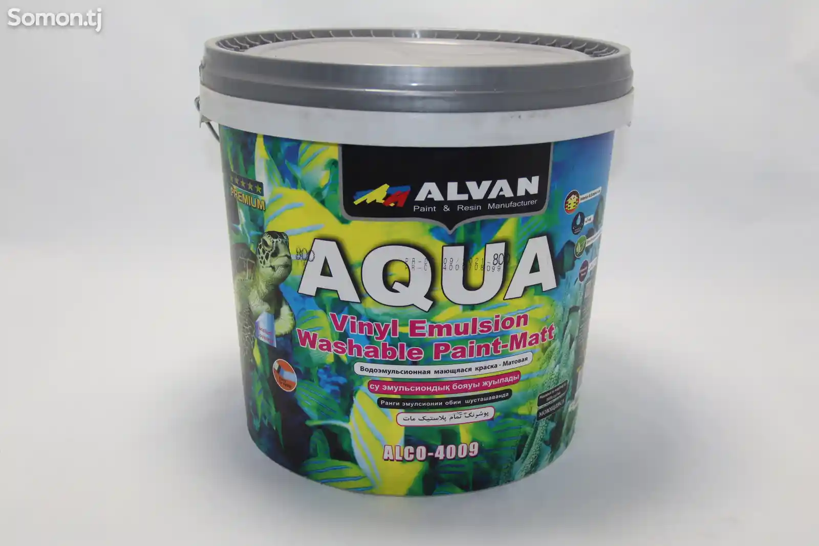 Водоэмульсионная моющаяся краска Alvan Aqua 22.5кг