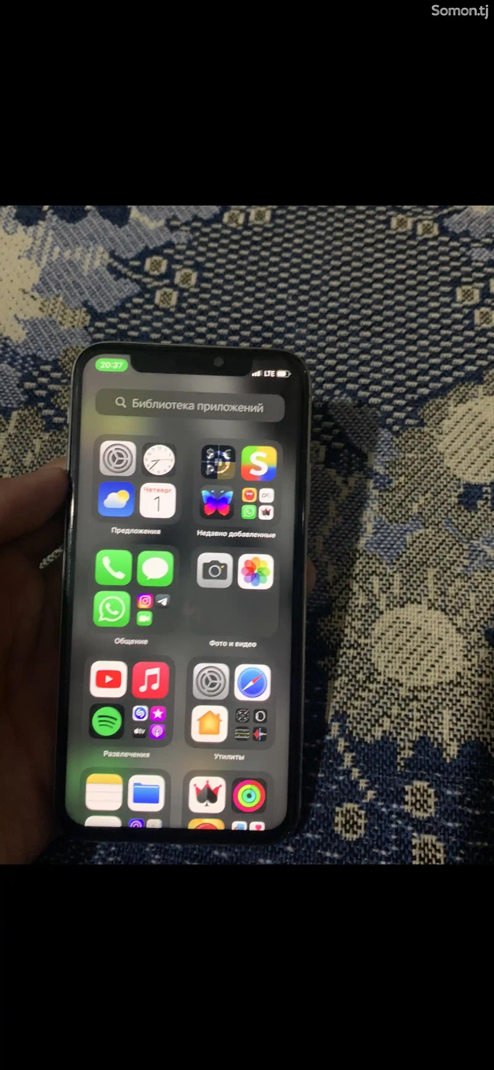 Apple iPhone X, 256 gb, Silver-5