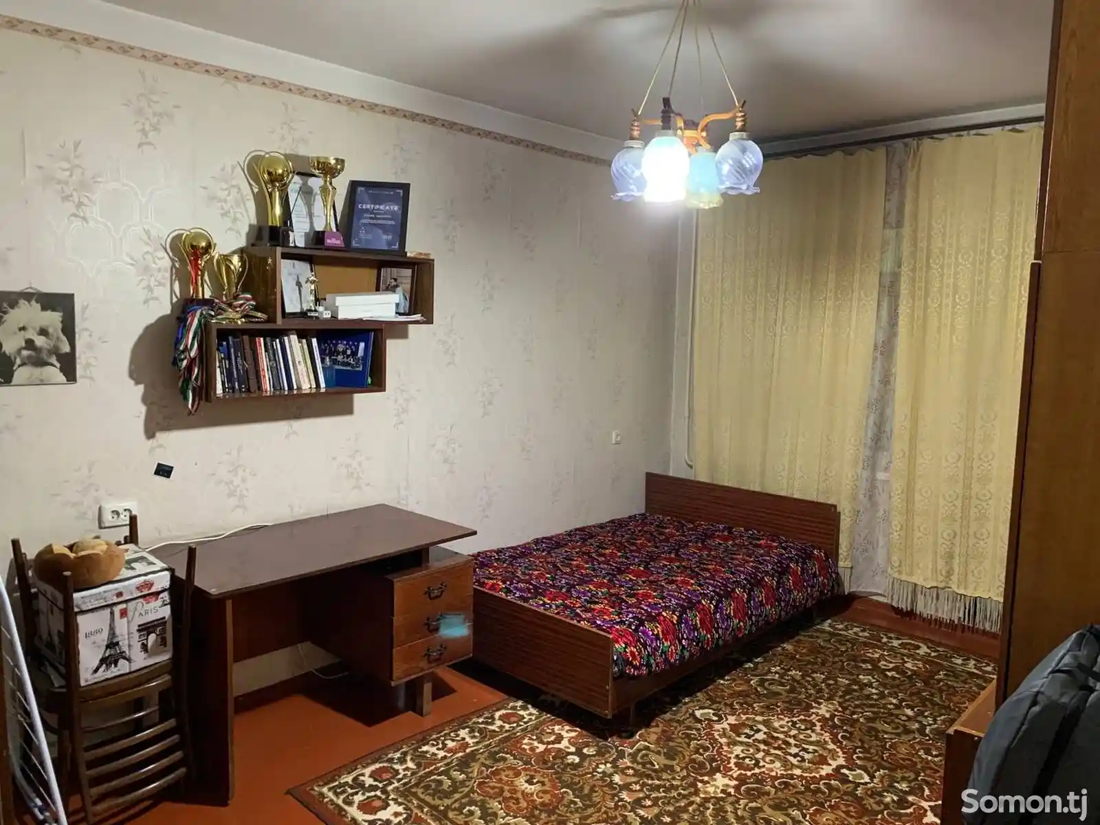 3-комн. квартира, 3 этаж, 59 м², И. Сомони-4