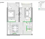 2-комн. квартира, 12 этаж, 91 м², Исмоили Сомони-3