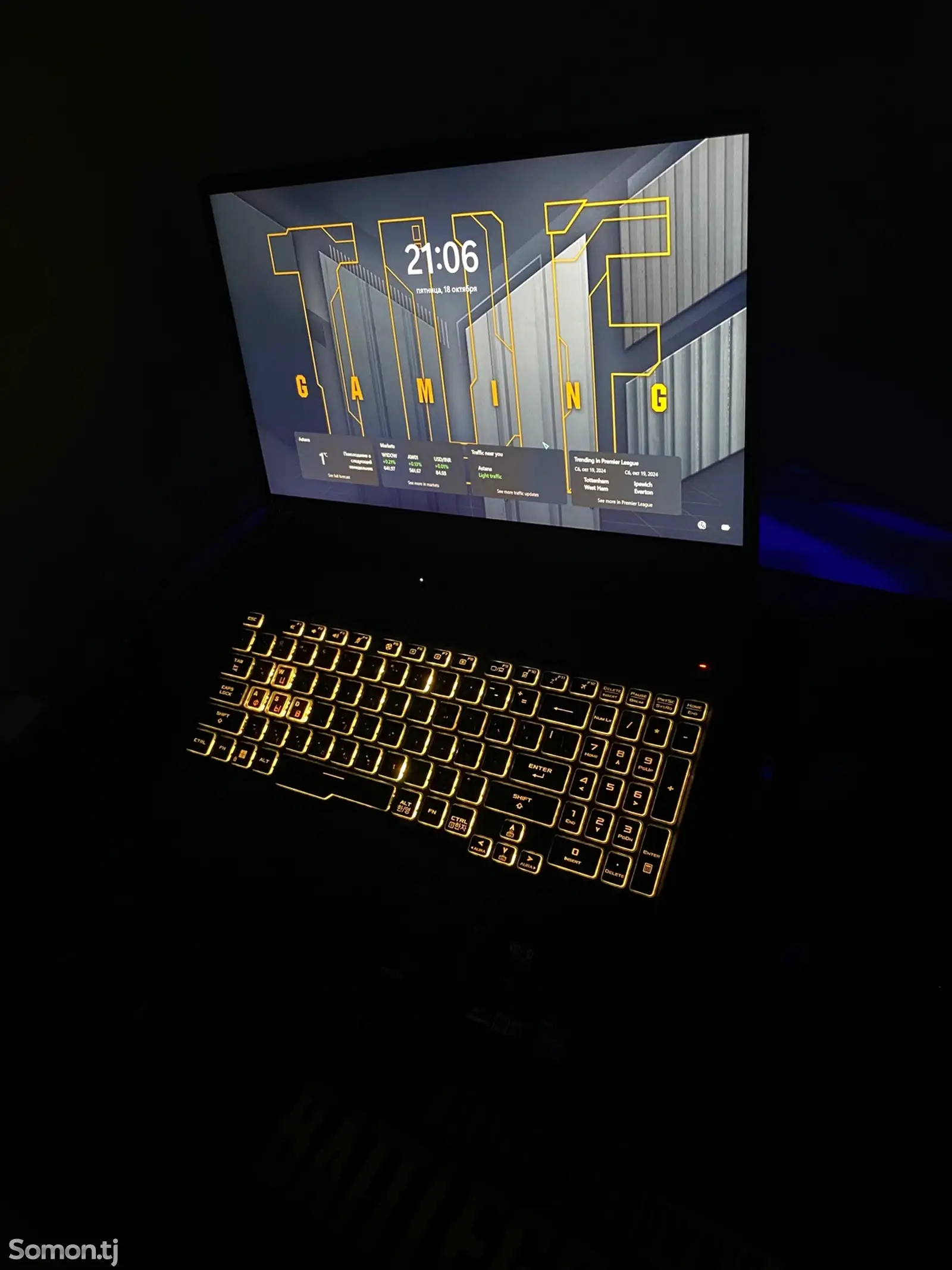 Ноутбук Asus Tuf Gaming F15 Core-i5/16Gb Ram/Rtx3060 6Gb/ 1Tb Ssd-2