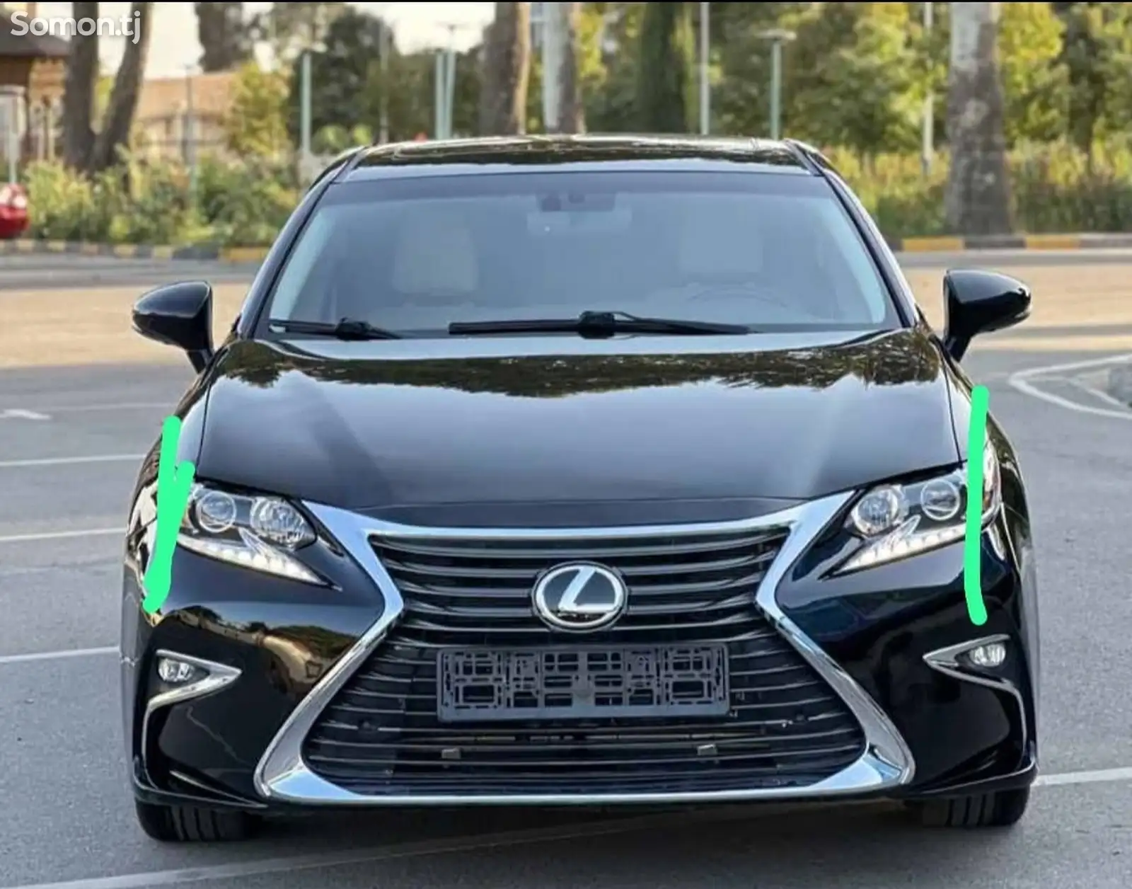 Никель бампера от lexus es 2017