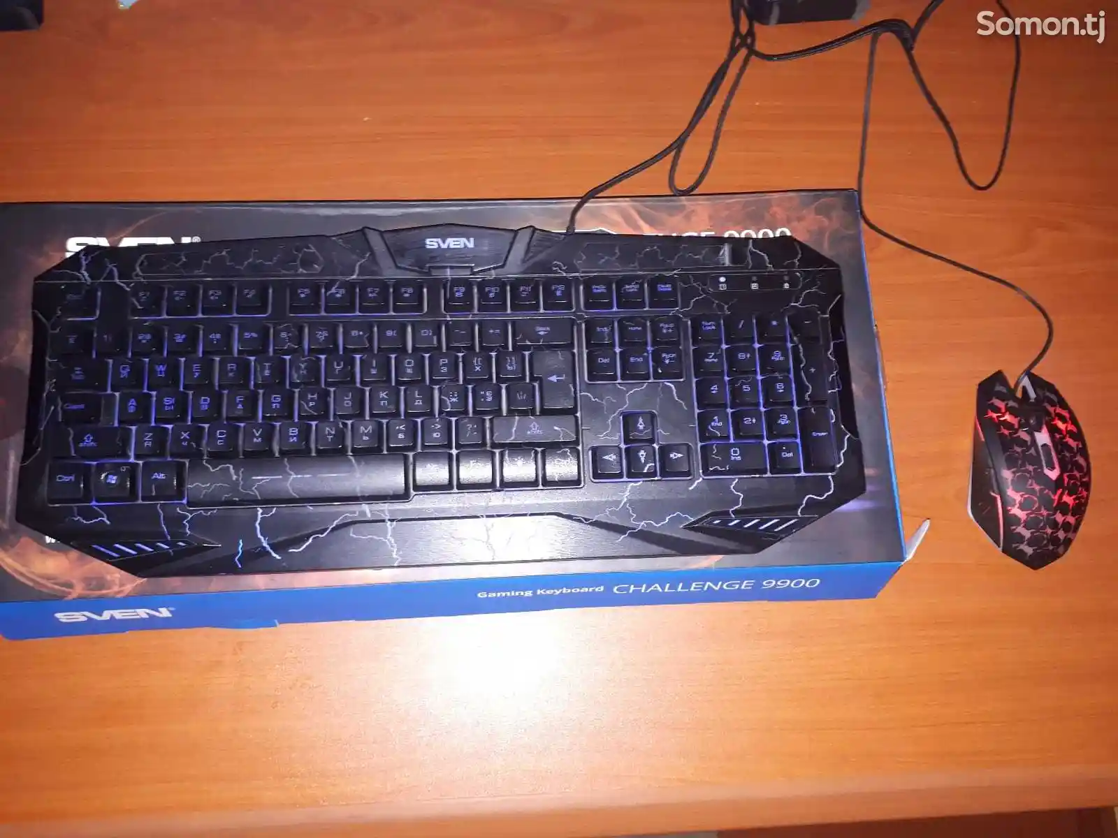 Игровая клавиатура и мышь Sven-1