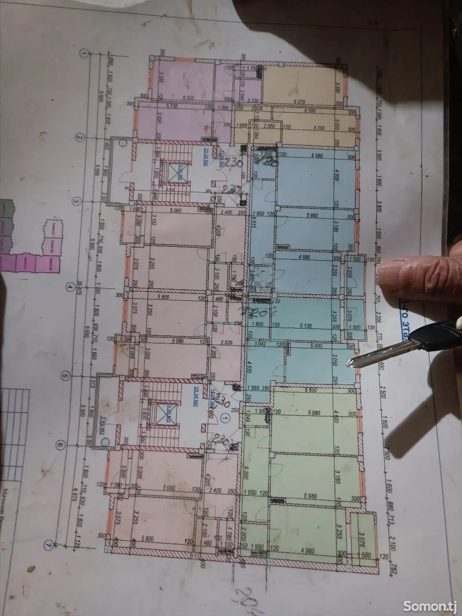 2-комн. квартира, 6 этаж, 54 м², Сино-12