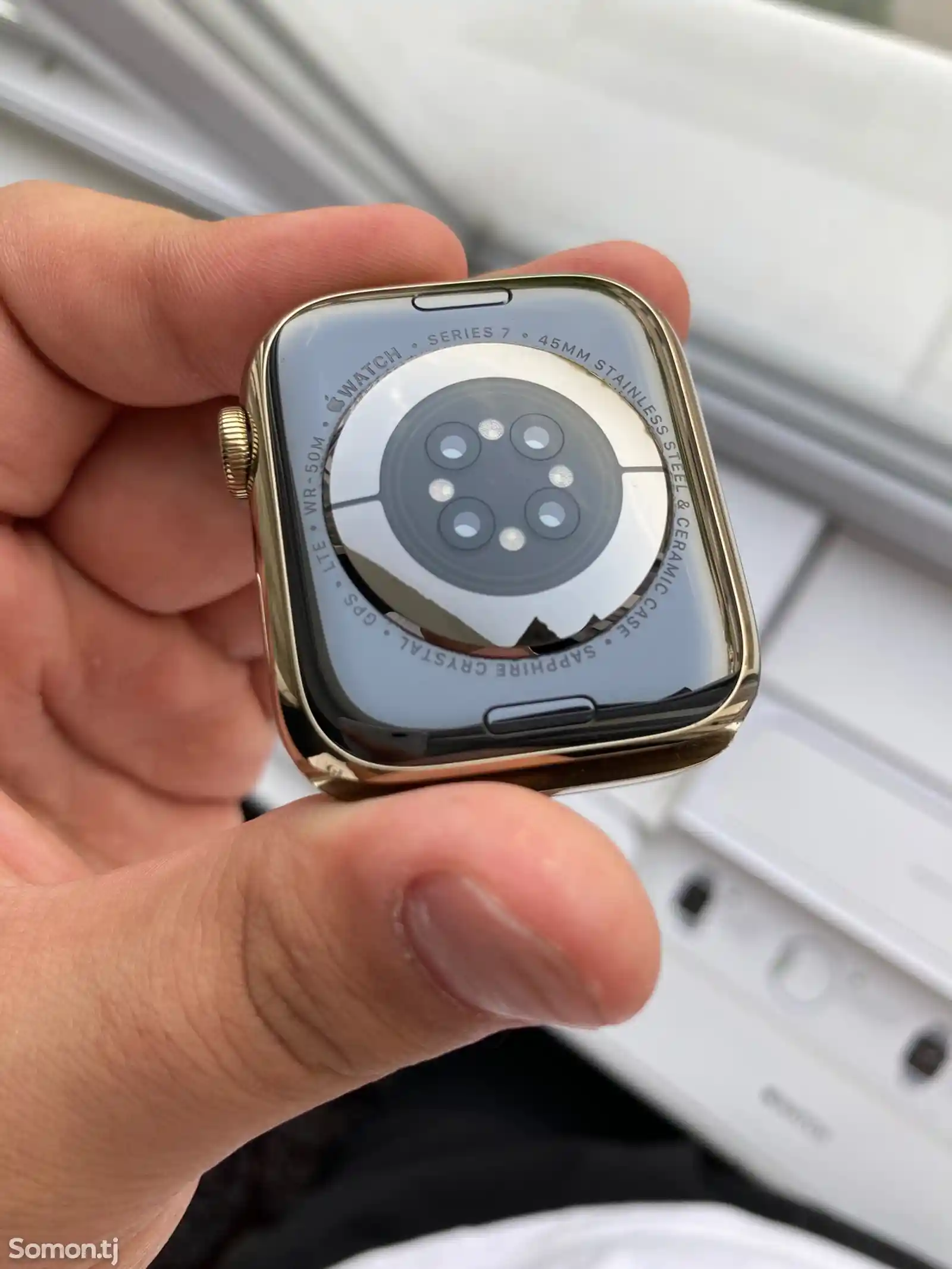 Смарт Часы Apple Watch Series 7 45MM Gold-5