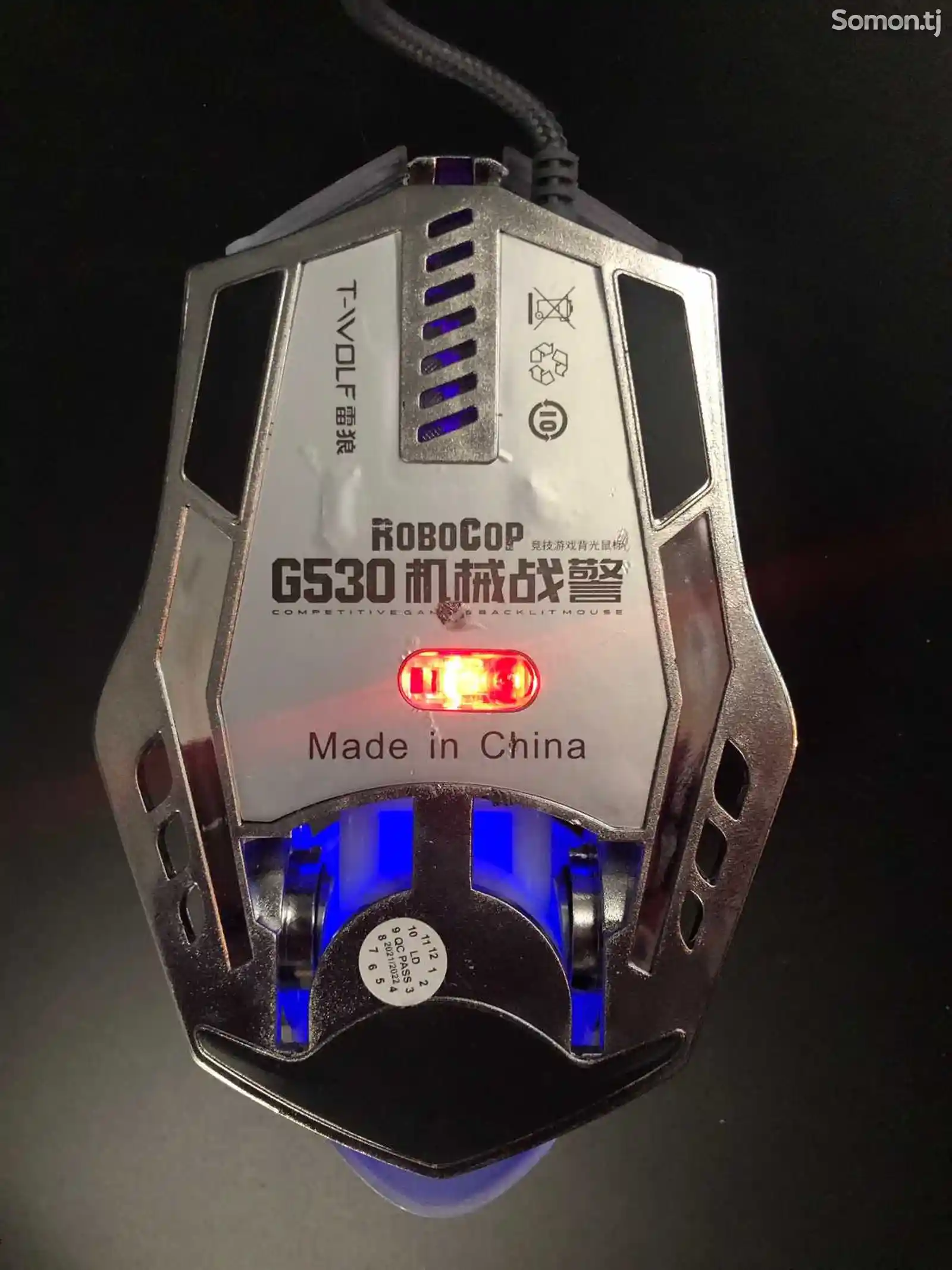 Проводная игровая мышка RoboCop G530 с RGB подсветкой-3