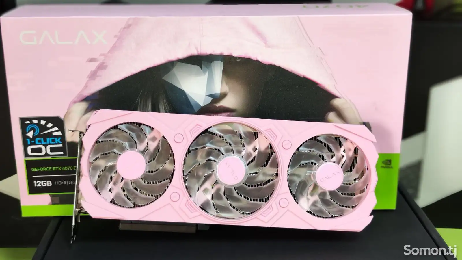 Видеокарта GALAX RTX 4070 EX Pink-2