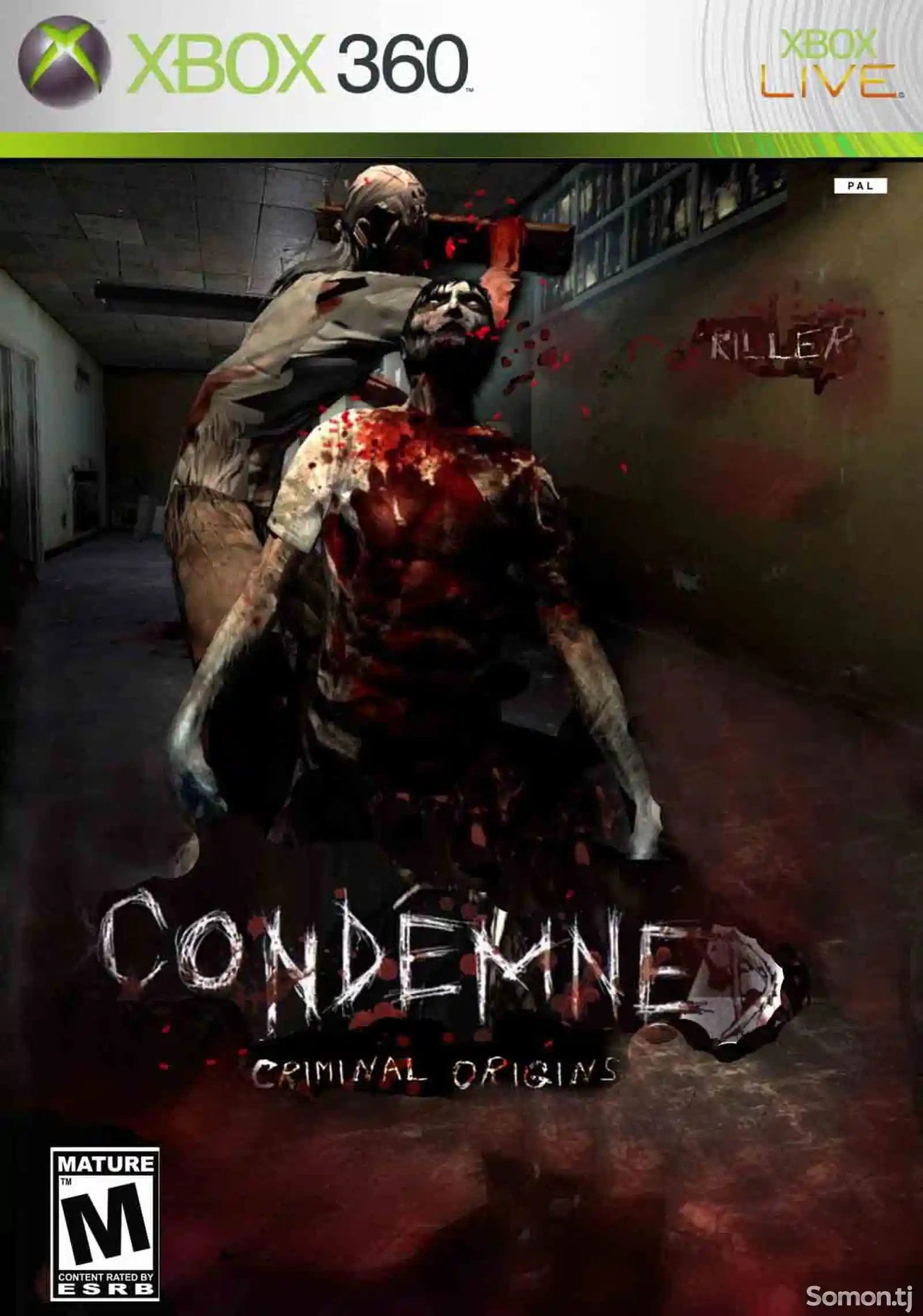 Игра Condemned criminal Origins для прошитых Xbox 360