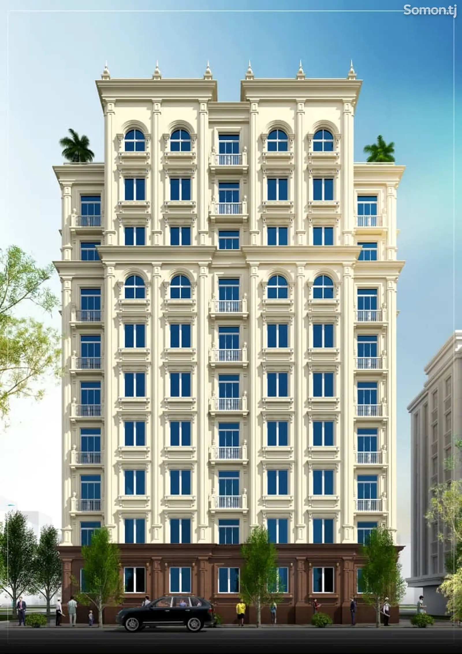 2-комн. квартира, 7 этаж, 82 м², Донишгохи Носири Хусрав-1