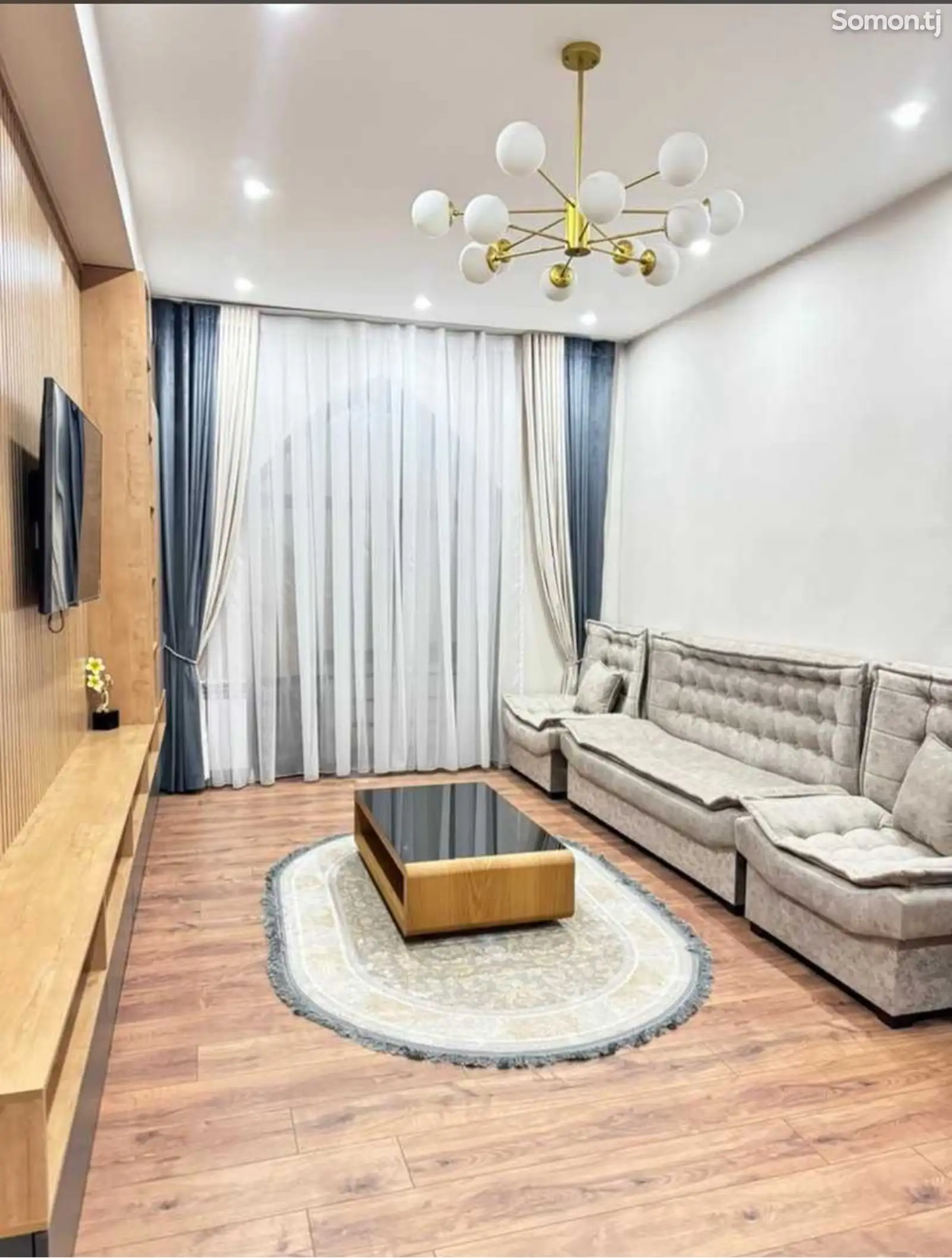 2-комн. квартира, 17 этаж, 79м², Исмоили Сомони, Пушкина-1