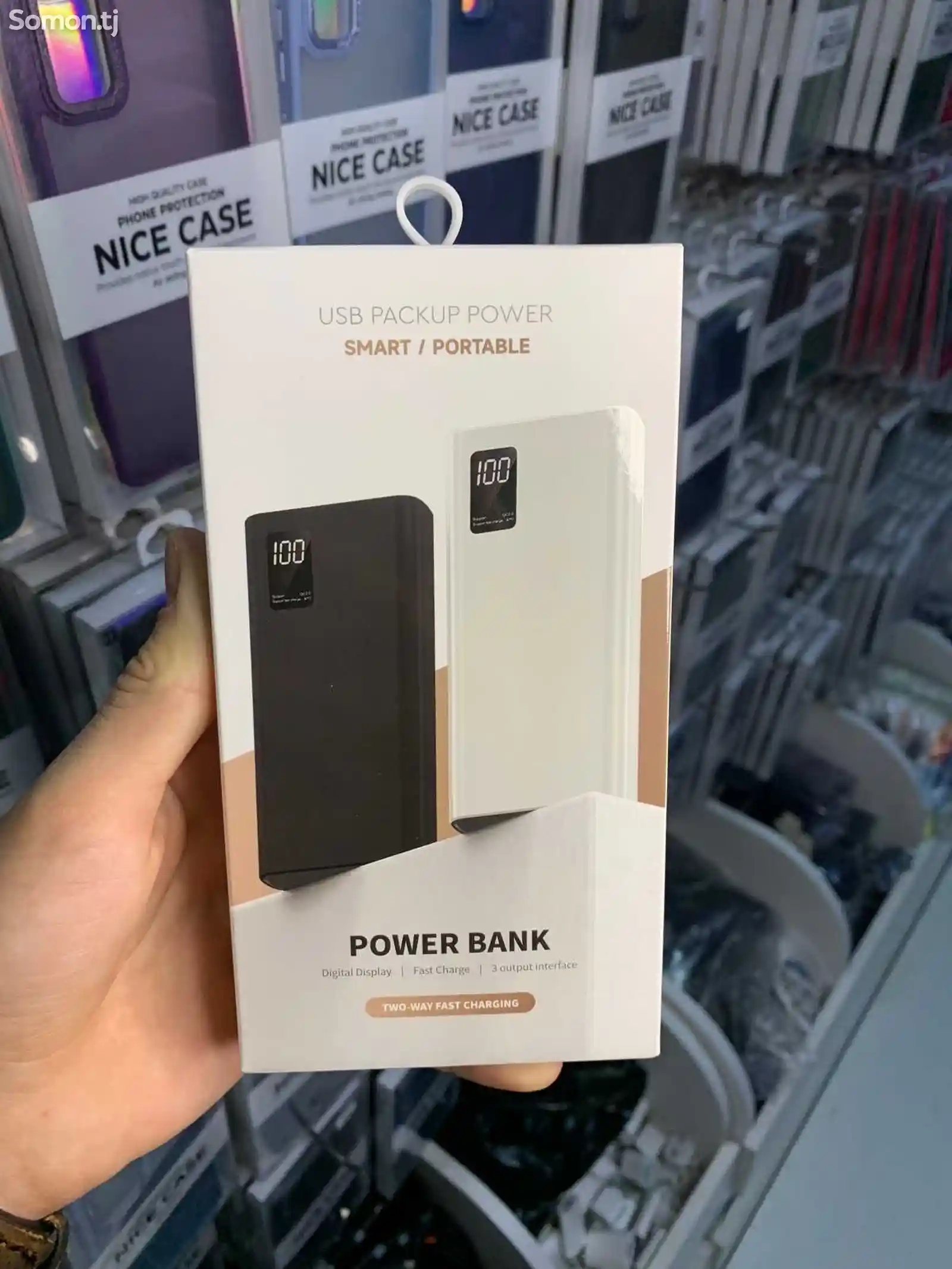 Внешний аккумулятор Power Bank 10.000mah