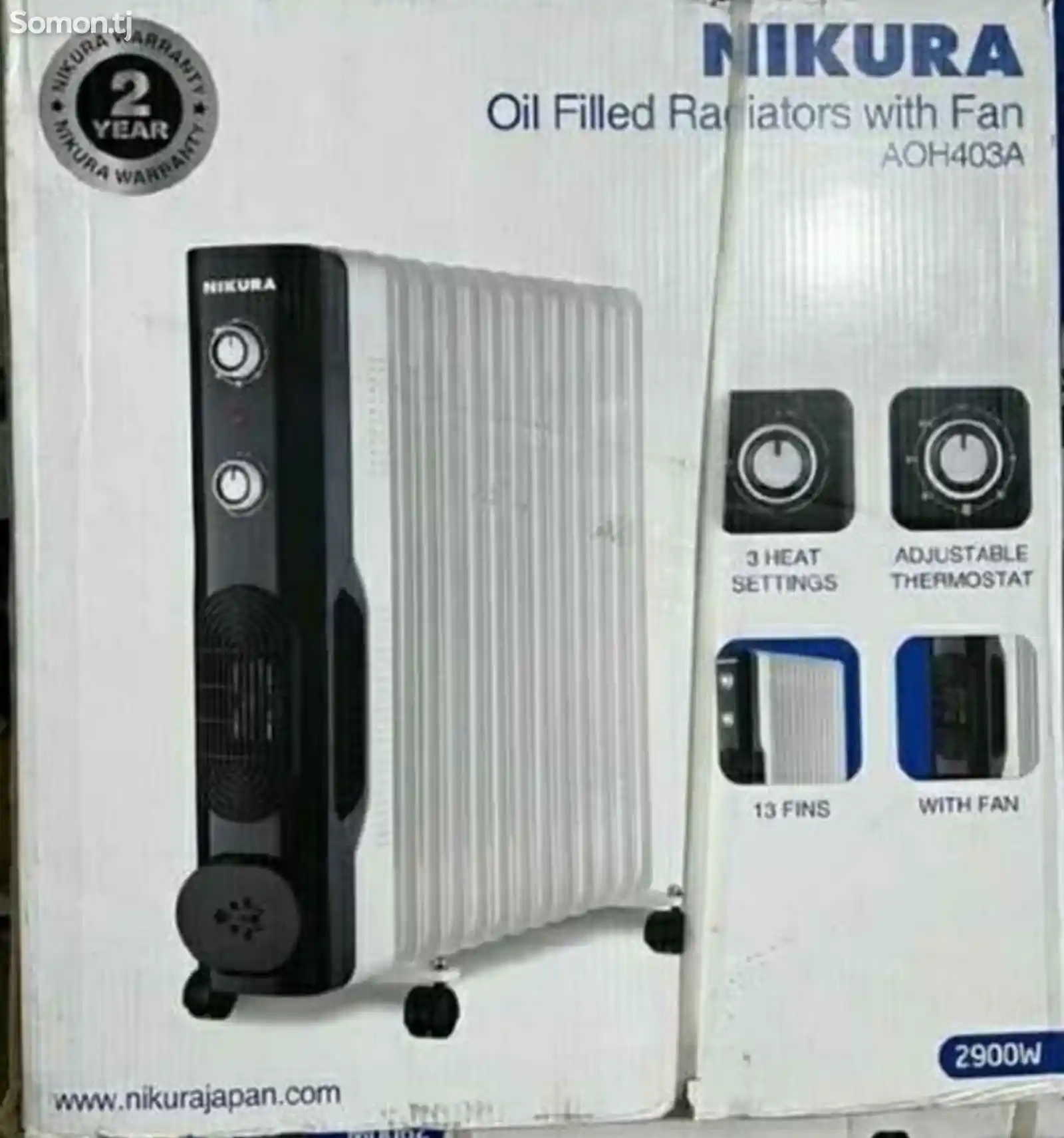 Обогреватель Nikura 2900w