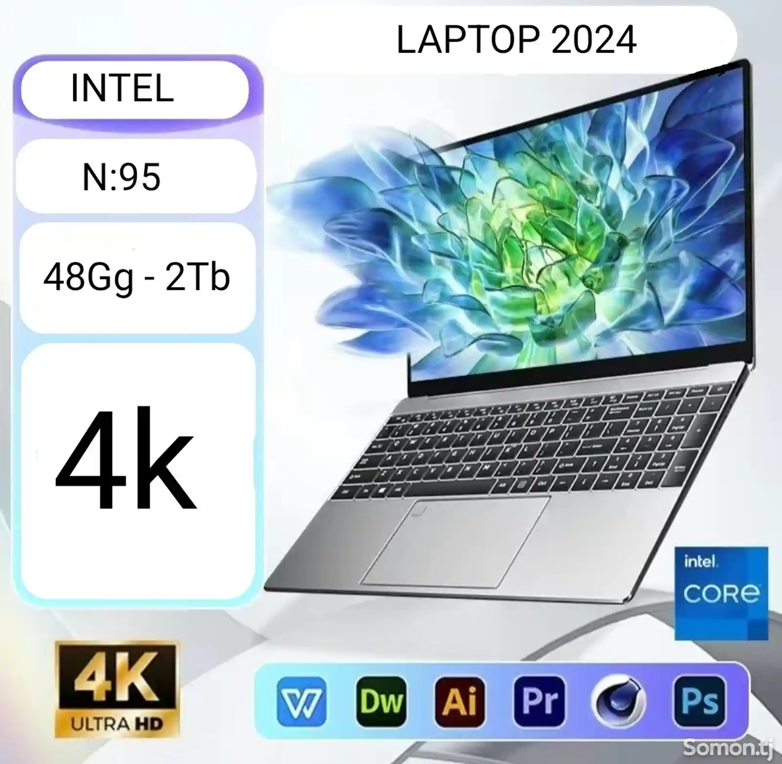 Ноутбук Intel 25-ум 4k-1